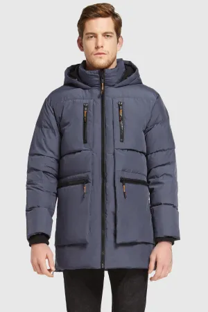 092 Classics Hooded Thickened Down Jacket Versatile Daily Layer Non Irritating Lining