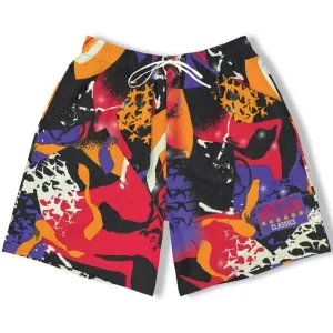 1990's Retro Jordan-like Print Shorts cyclists athletic clothing