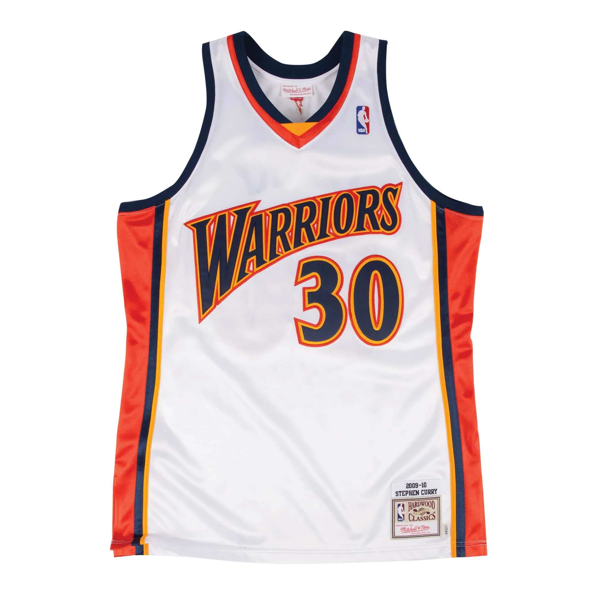 Anti Pilling Construction 2009-10 Golden State Warriors Stephen Curry Authentic Jersey