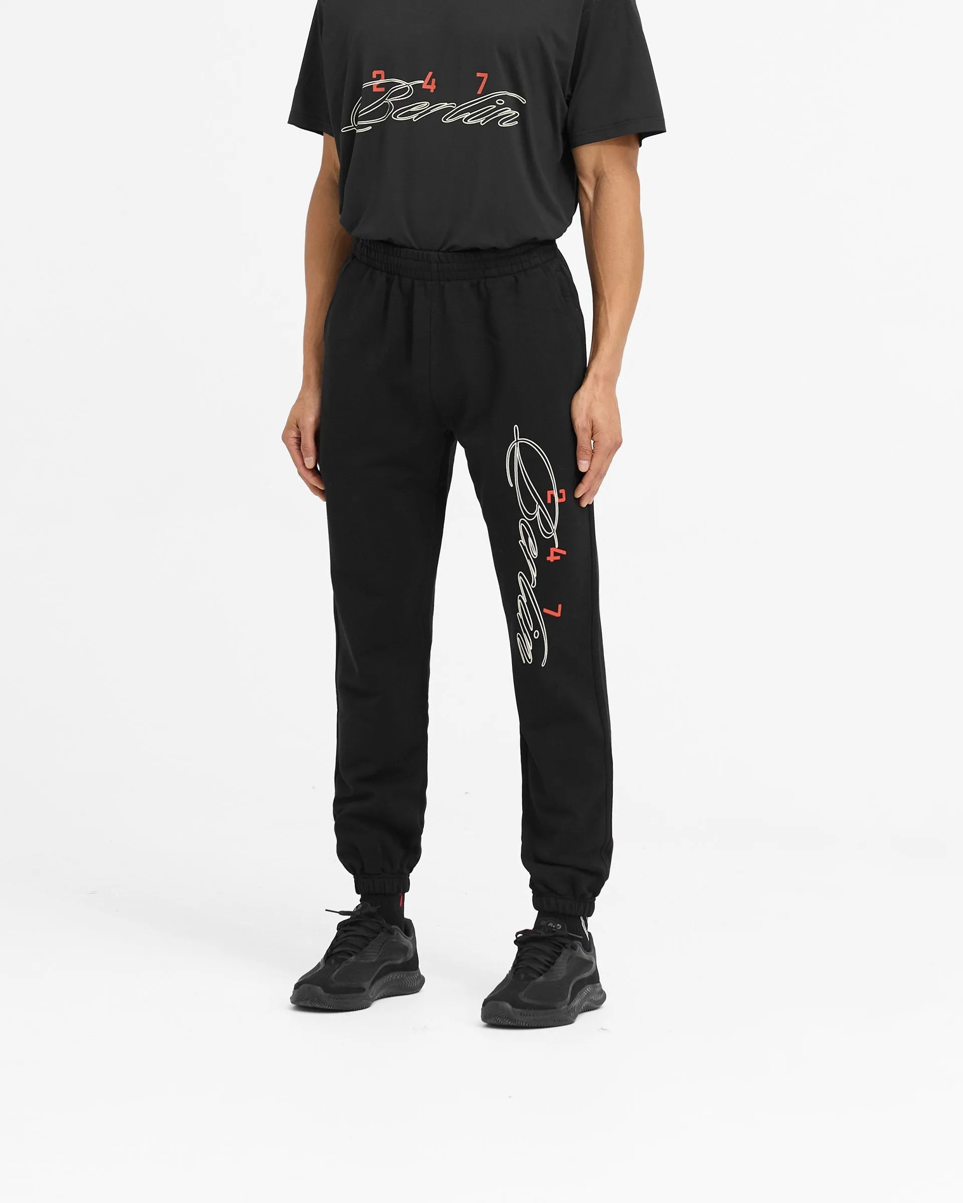 247 Berlin Sweatpant - Black Minimal Bulk