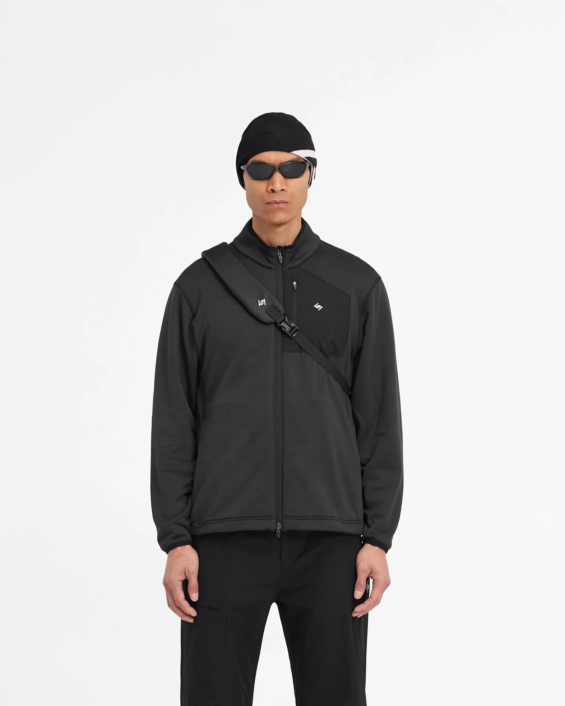 247 Full Zip Fleece - Black Evening Chill Piece ModularLayering