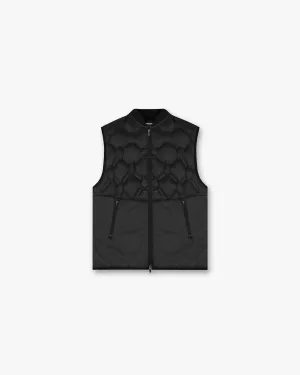 247 Lightweight Gilet - Black HypoallergenicMaterial Mesh Ventilation Panels