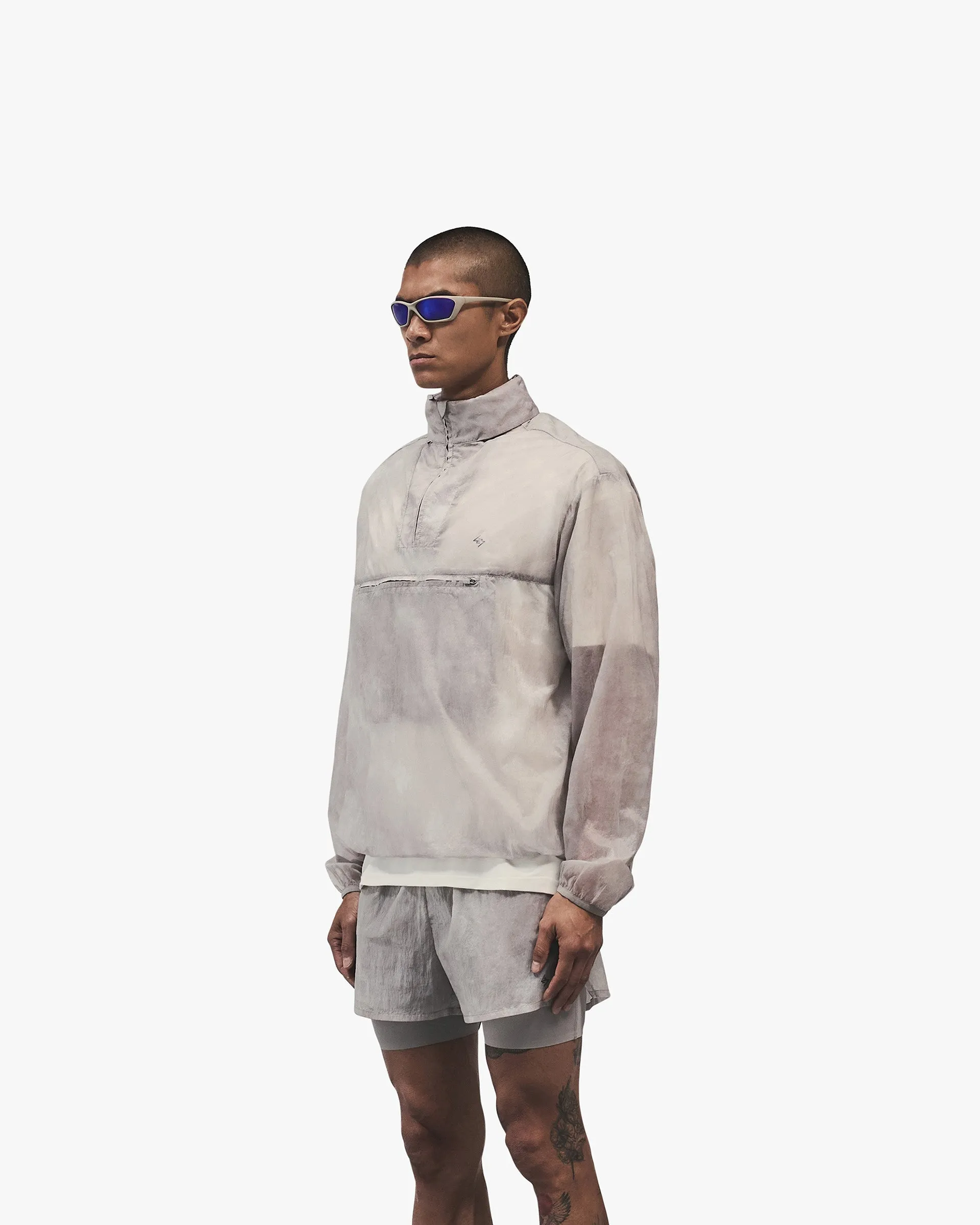 Stretch Cloth 247 Overhead Training Jacket - Chalk