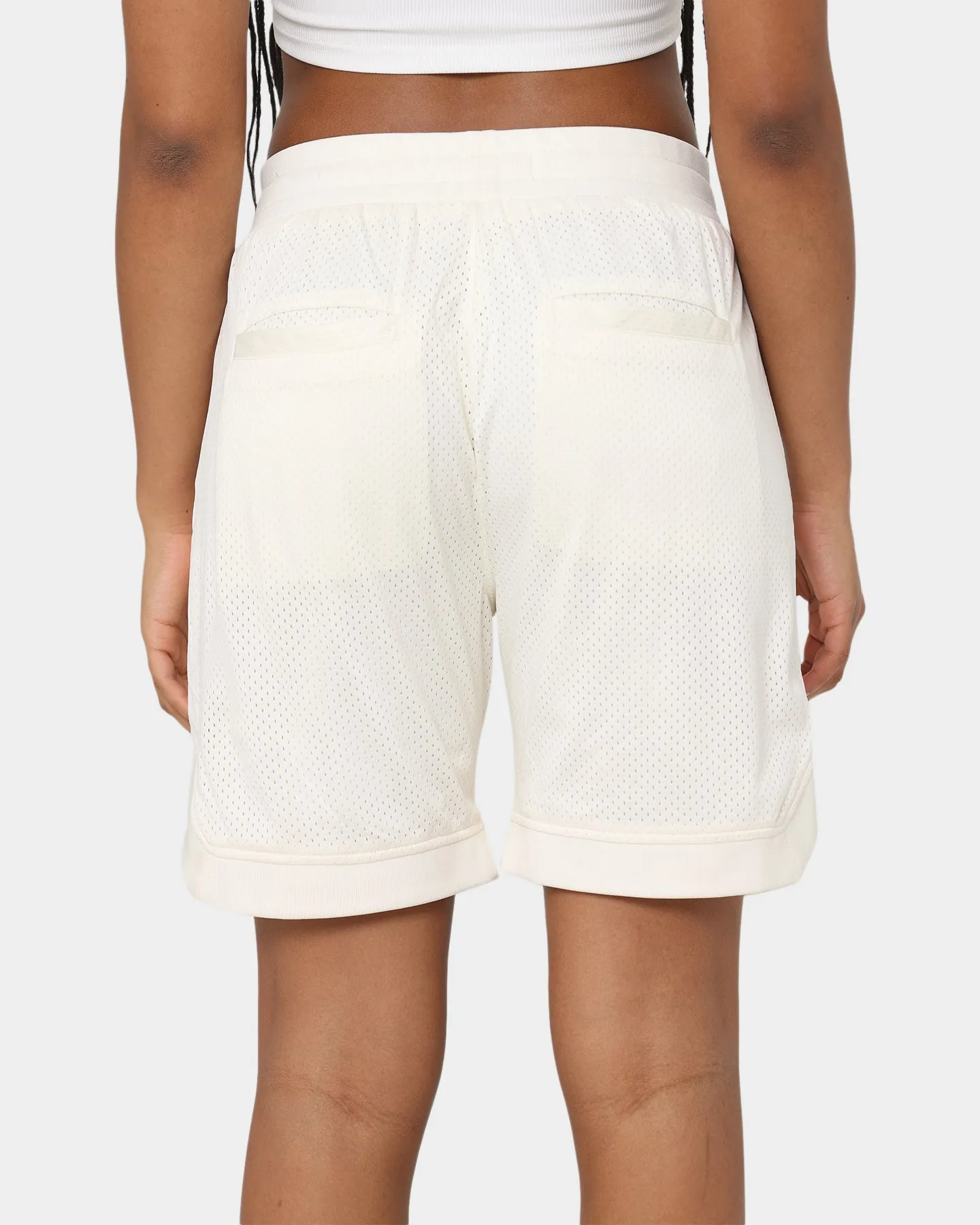 Sleek Comfort 404 Premium Athletics Basketball Shorts Off White