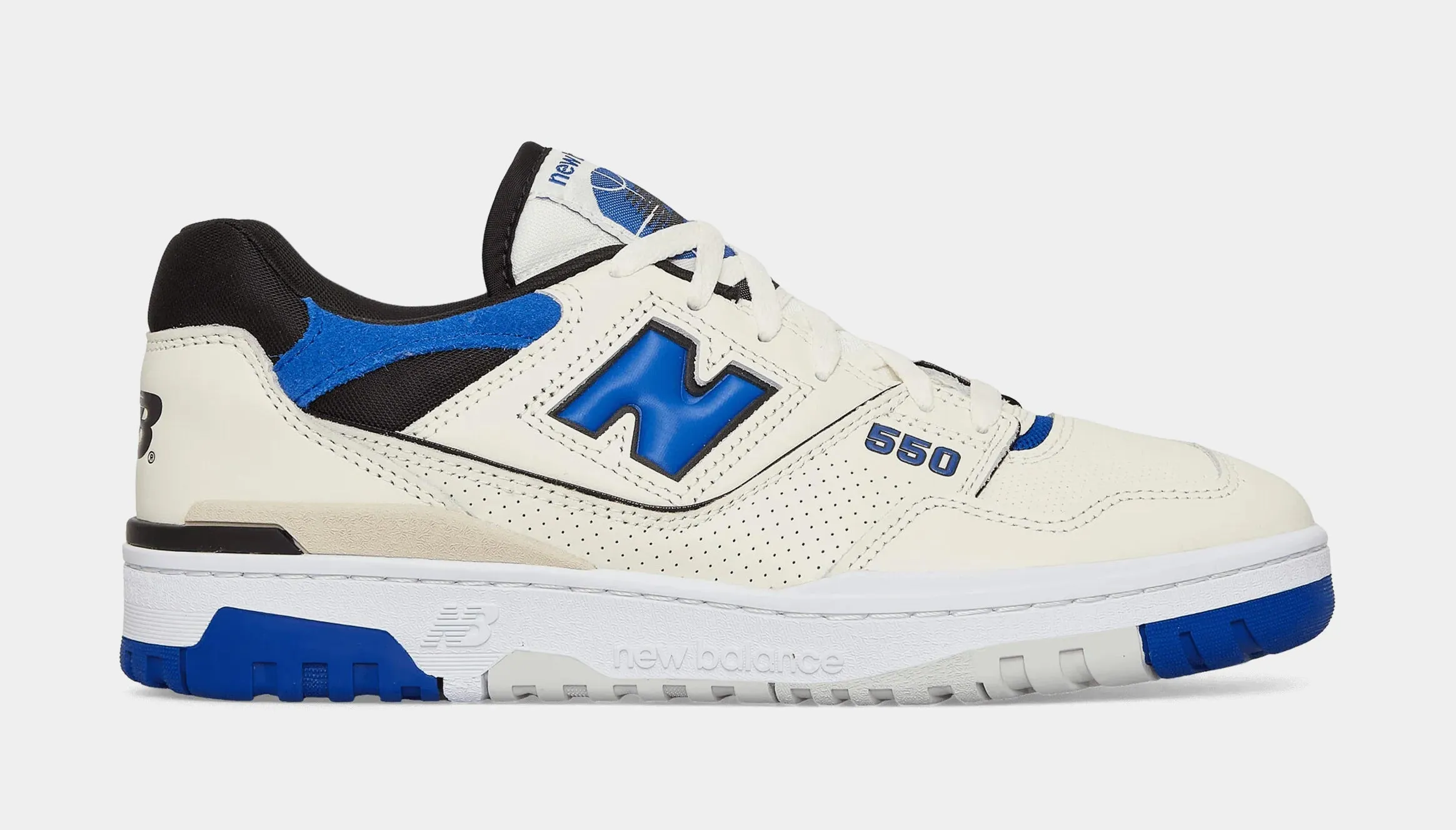 550 Mens Lifestyle Shoes (Sea Salt/Team Royal) Perimeter Zoned Cushioning