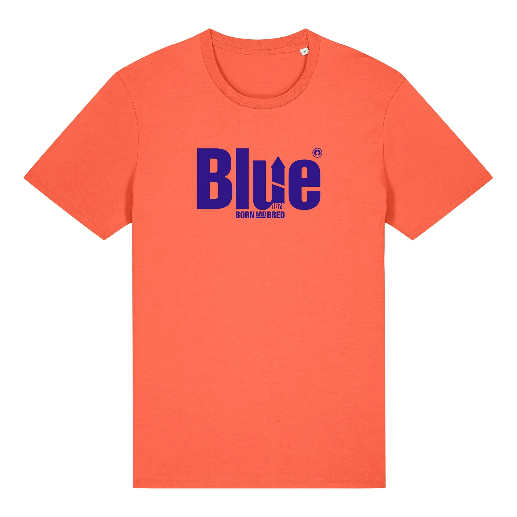 Blue Born And Bred Tee Breathable Flex Fit Easy Wear Option