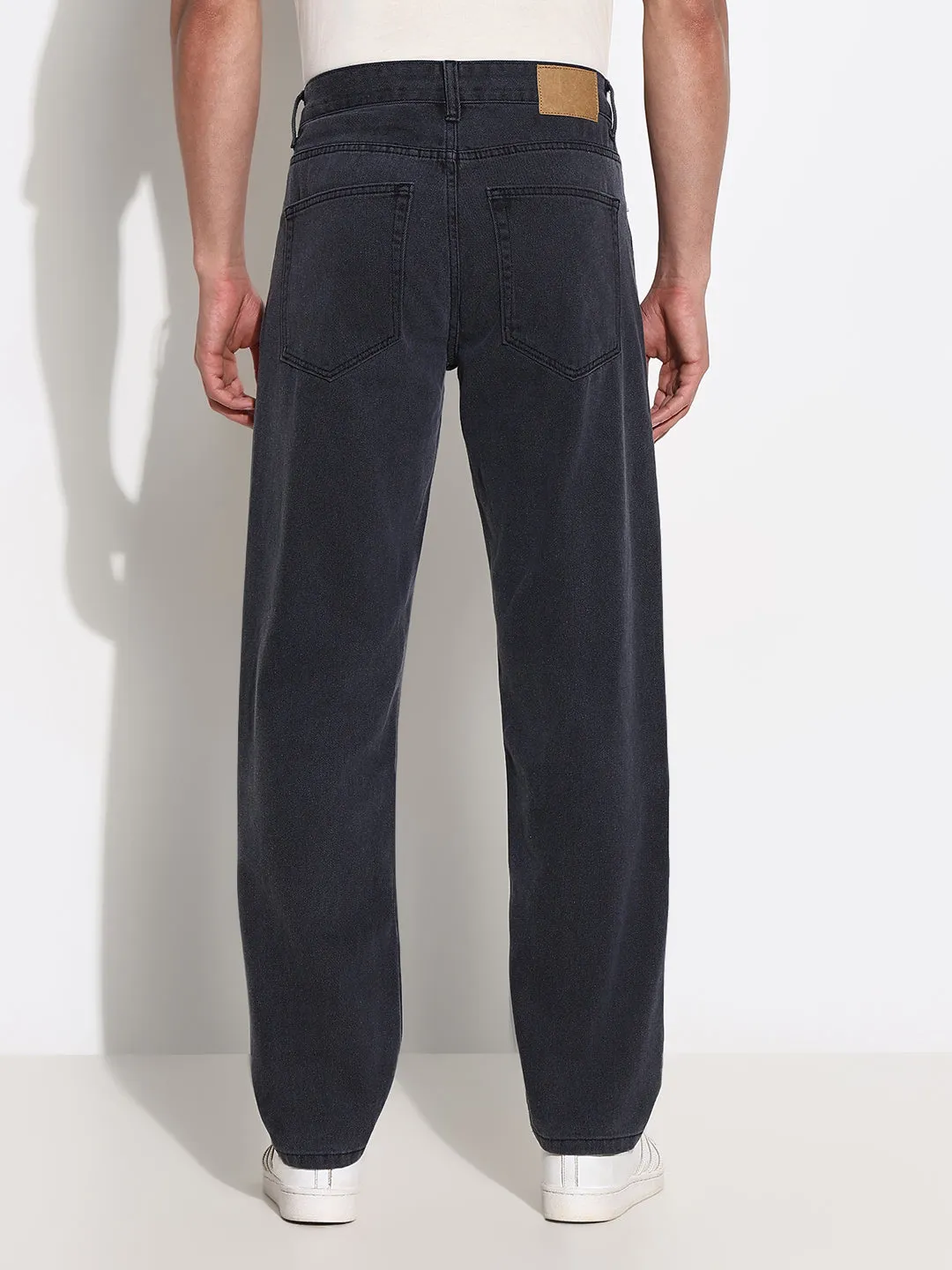 Athlete Fit Modern Autumn Days Men's Grey Straight Fit Jeans