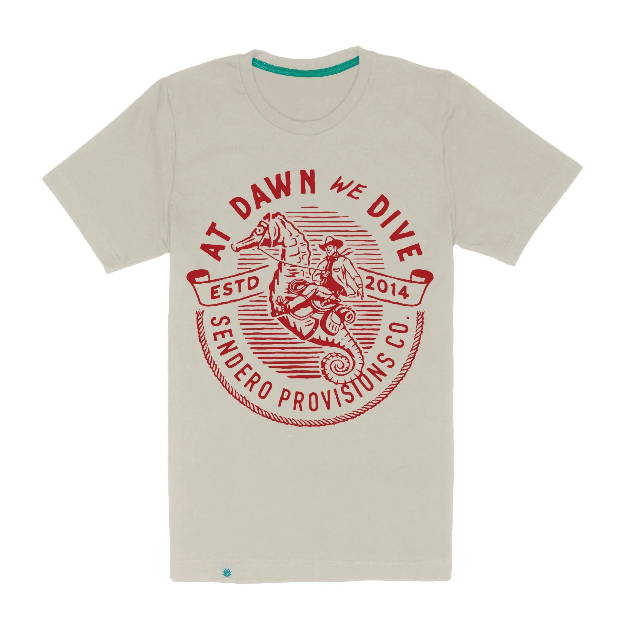 Vintage authenticity Work efficiency Sendero Provisions Co. Men's "We Dive" Graphic T-Shirt in Sand