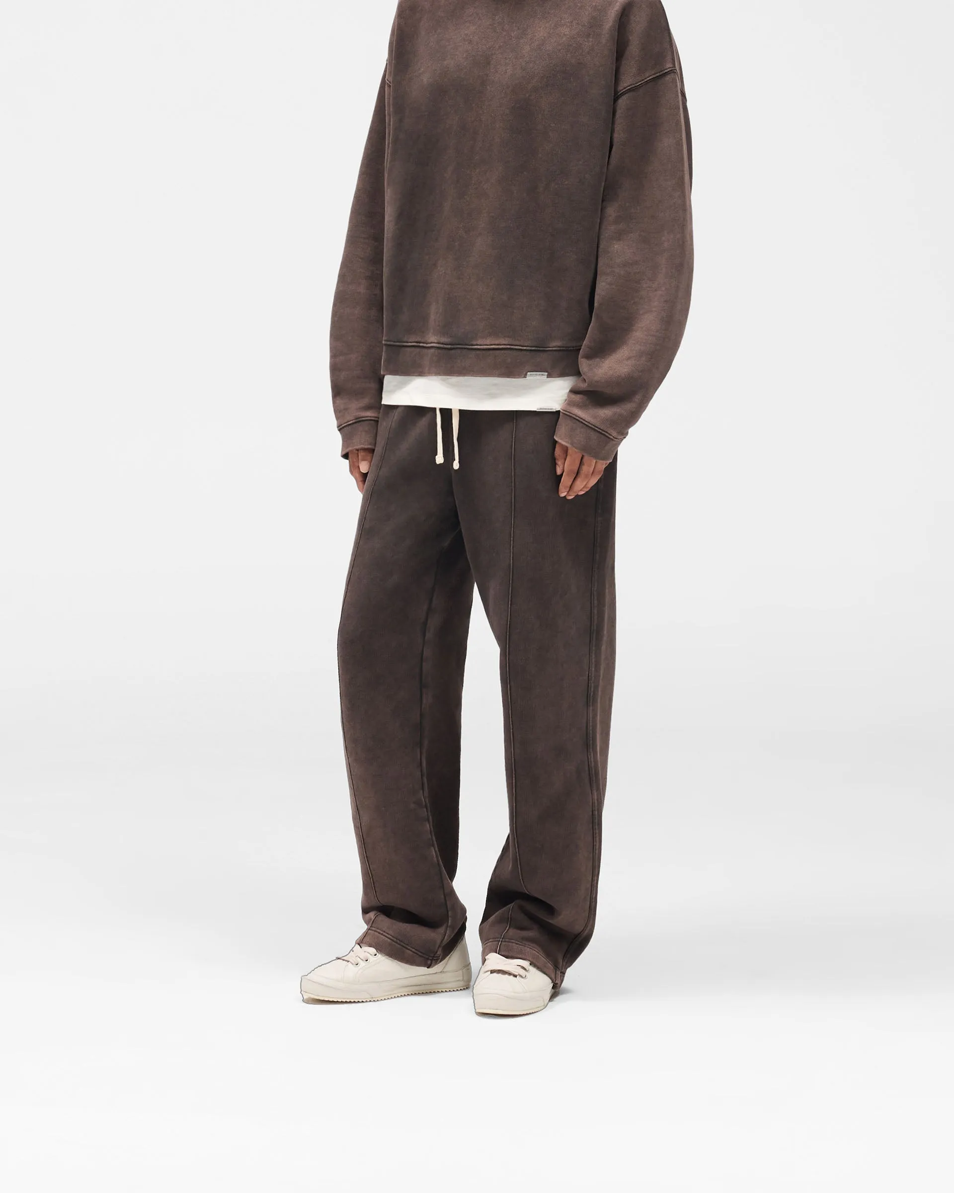 Initial Sweatpants - Coffee Minimal Edge