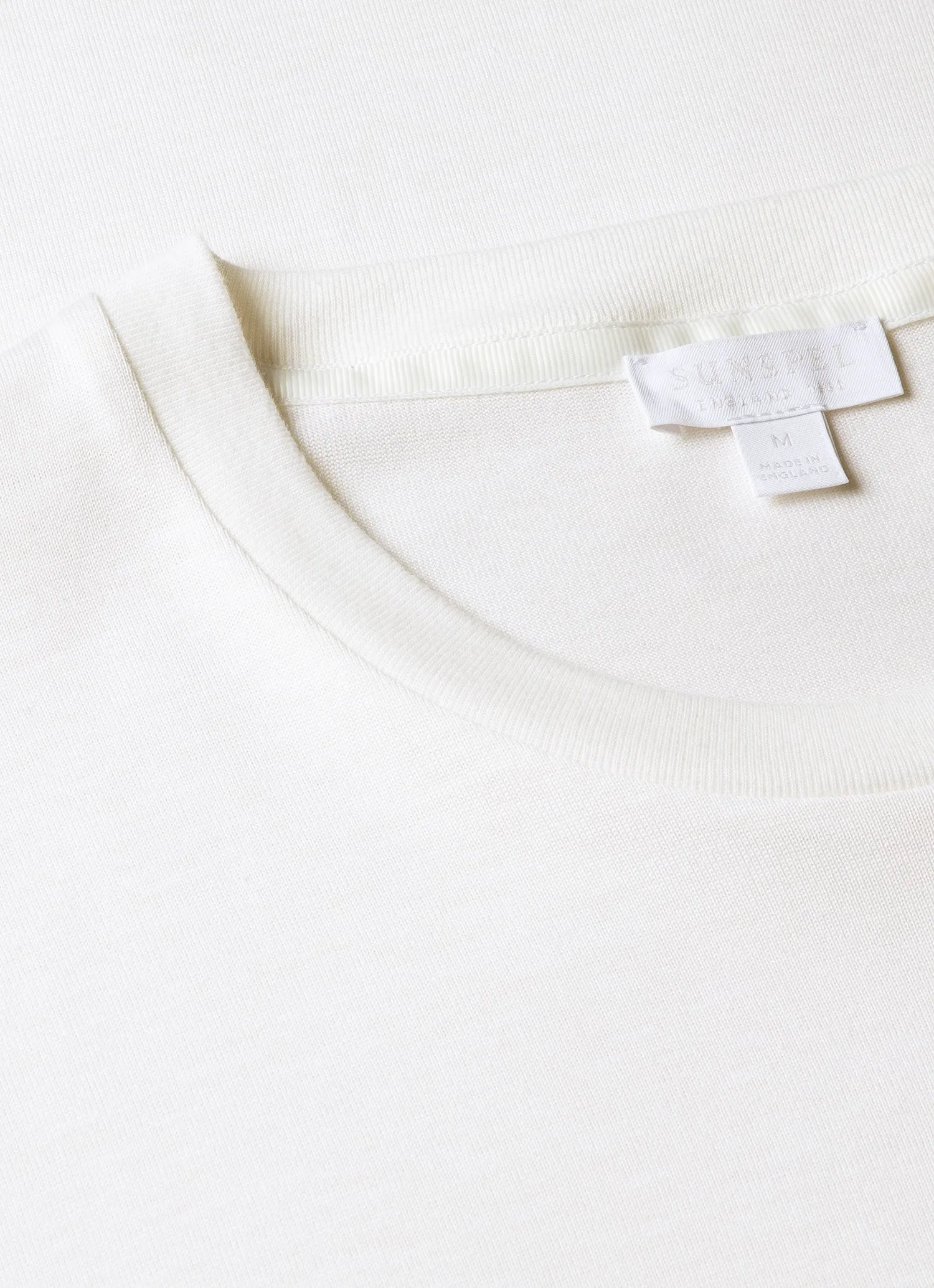 Men's Silk Cotton T-shirt in White Active Layers