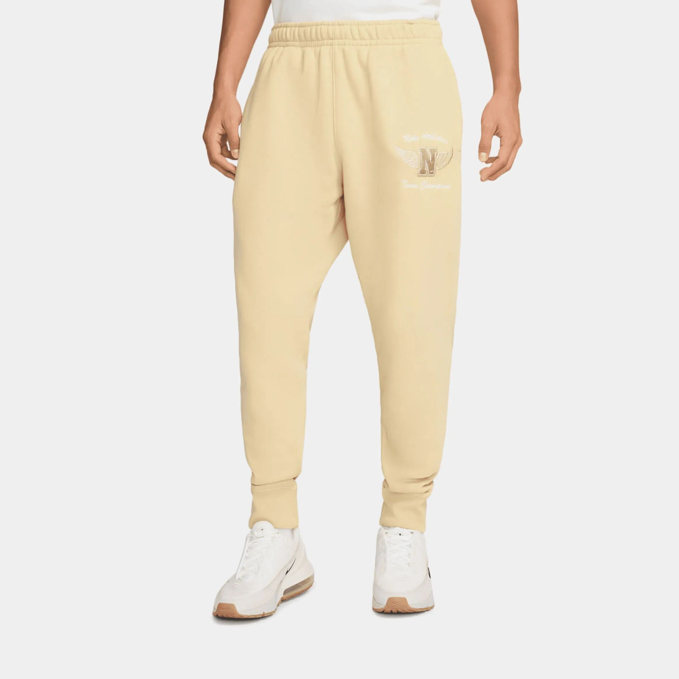 NSW Club Fleece Champions Joggers Mens Pants (Gold/White) Flexible Material work mode