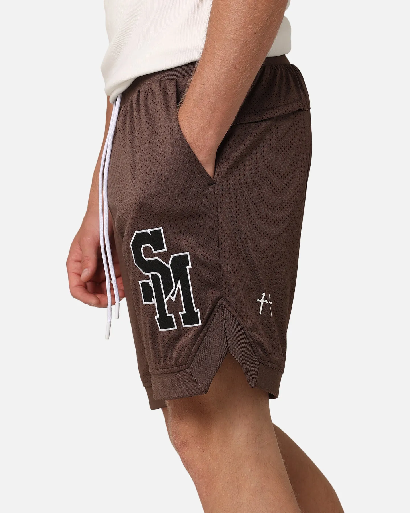 Functional Fit Saint Morta La Rambla Basketball Shorts Dark Brown