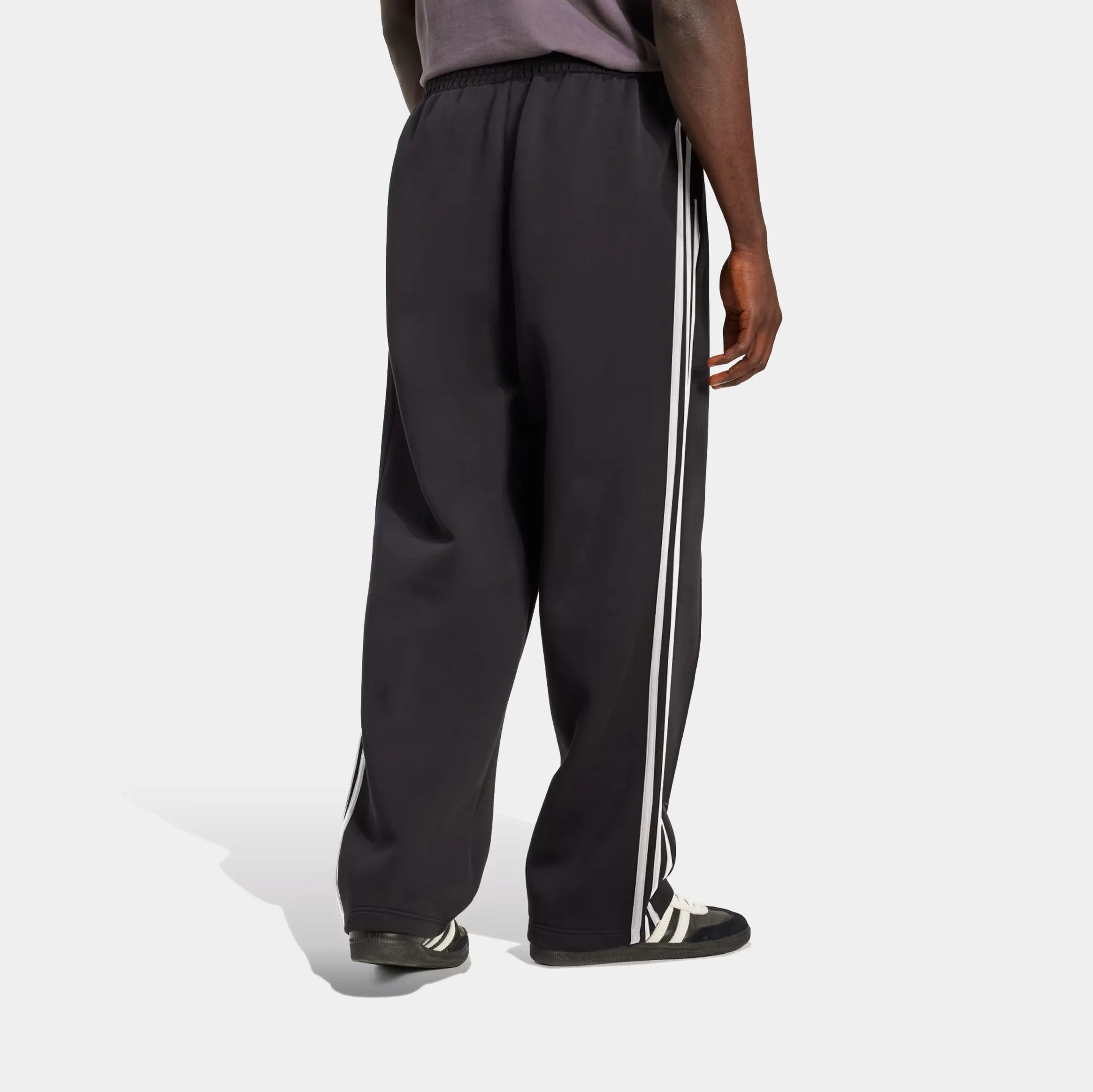 Fit Freedom Cozy Fit Adicolor Spacer Baggy Track Mens Pants (Black/White)