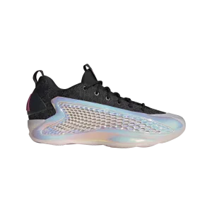 Zero Break In adidas ANTHONY EDWARDS 1 LOW Basketball Shoes | Core Black-Almost Pink-Lucid Fuchsia | Men's