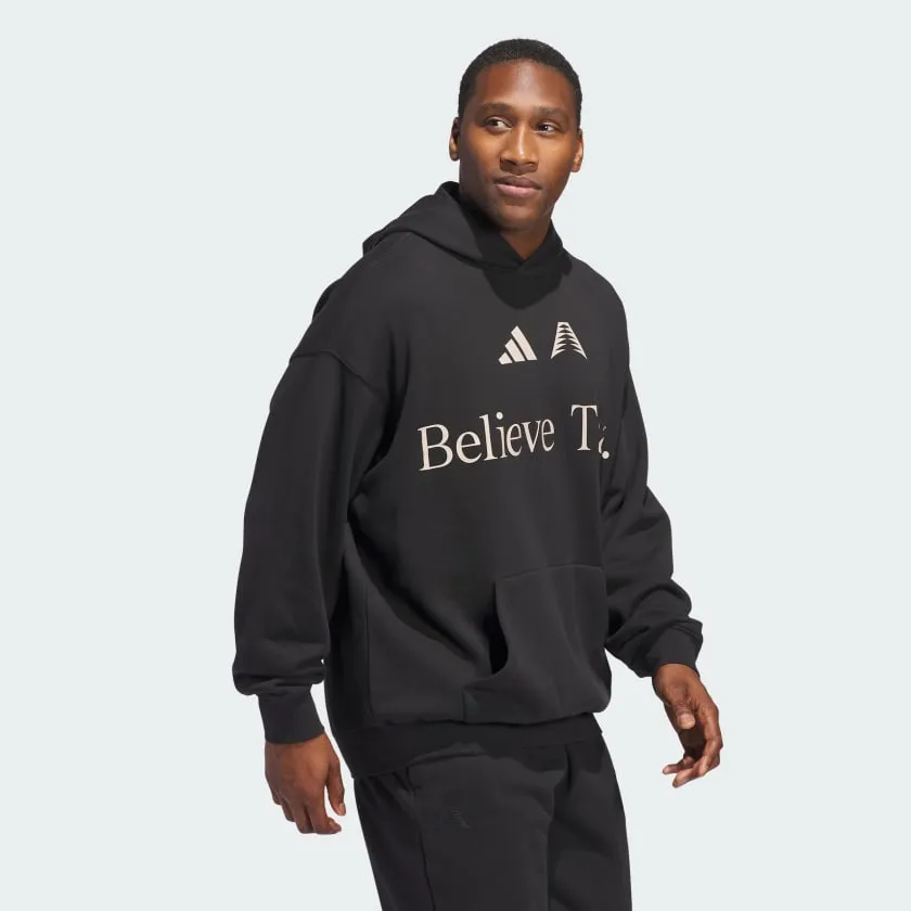 Adidas Anthony Edwards Believe That Hoodie Relaxed Essentials Trendy Streetwear