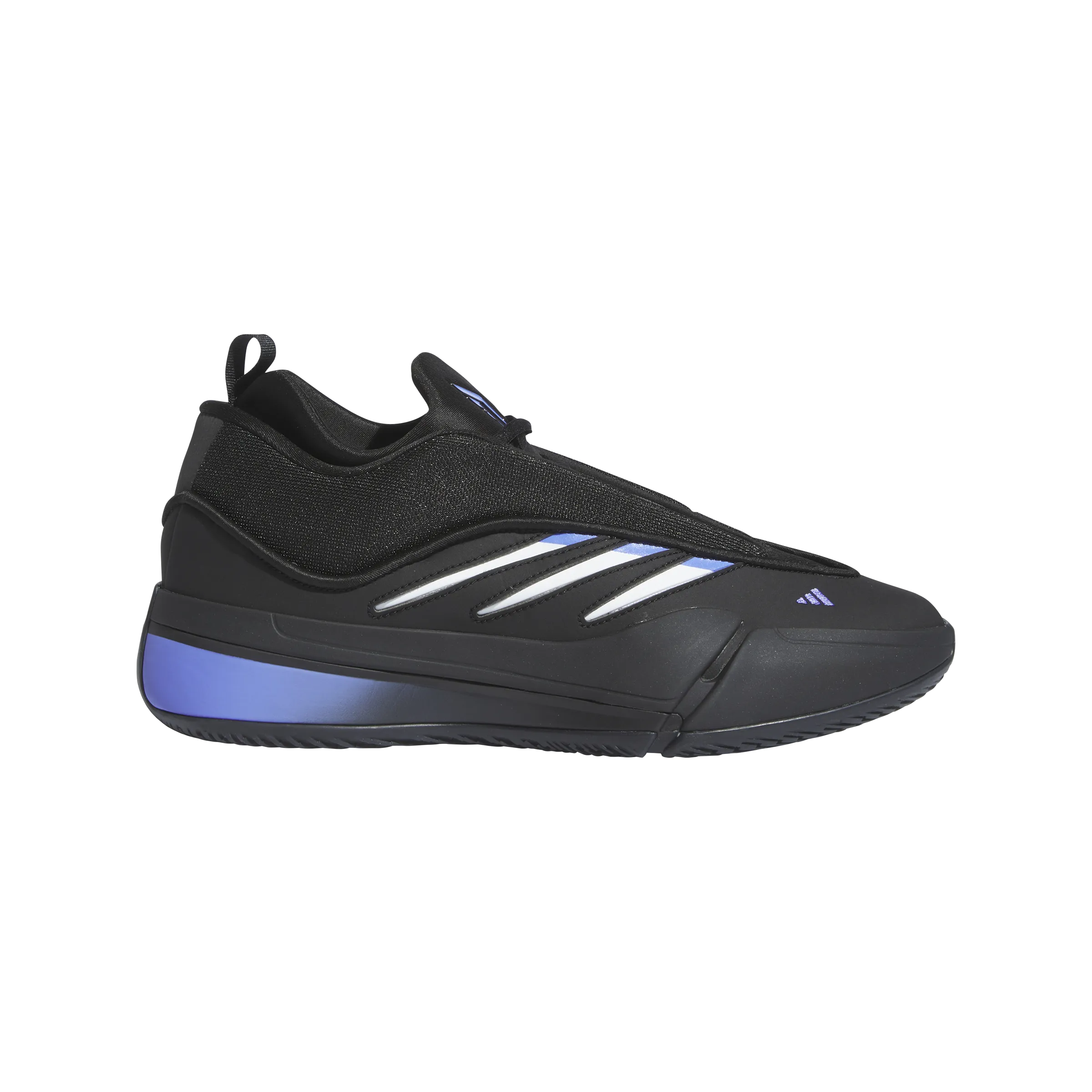 Street Play Dynamic Landing Zones adidas DAME 9 LOW Basketball Shoes | Core Black-Cloud White-Cobalt Blue | Men's