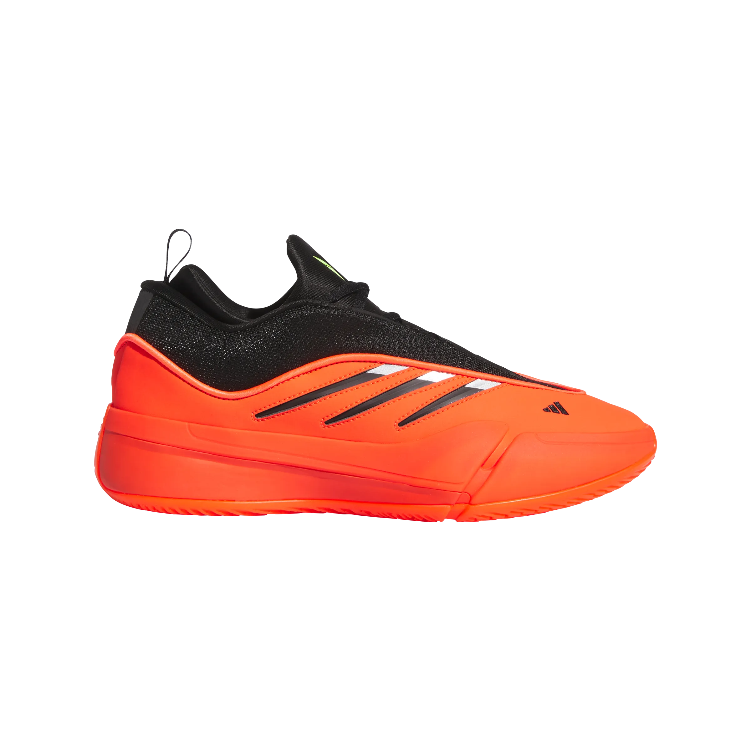 Leather Material adidas DAME 9 LOW Basketball Shoes | Solar Red-Core Black | Men's