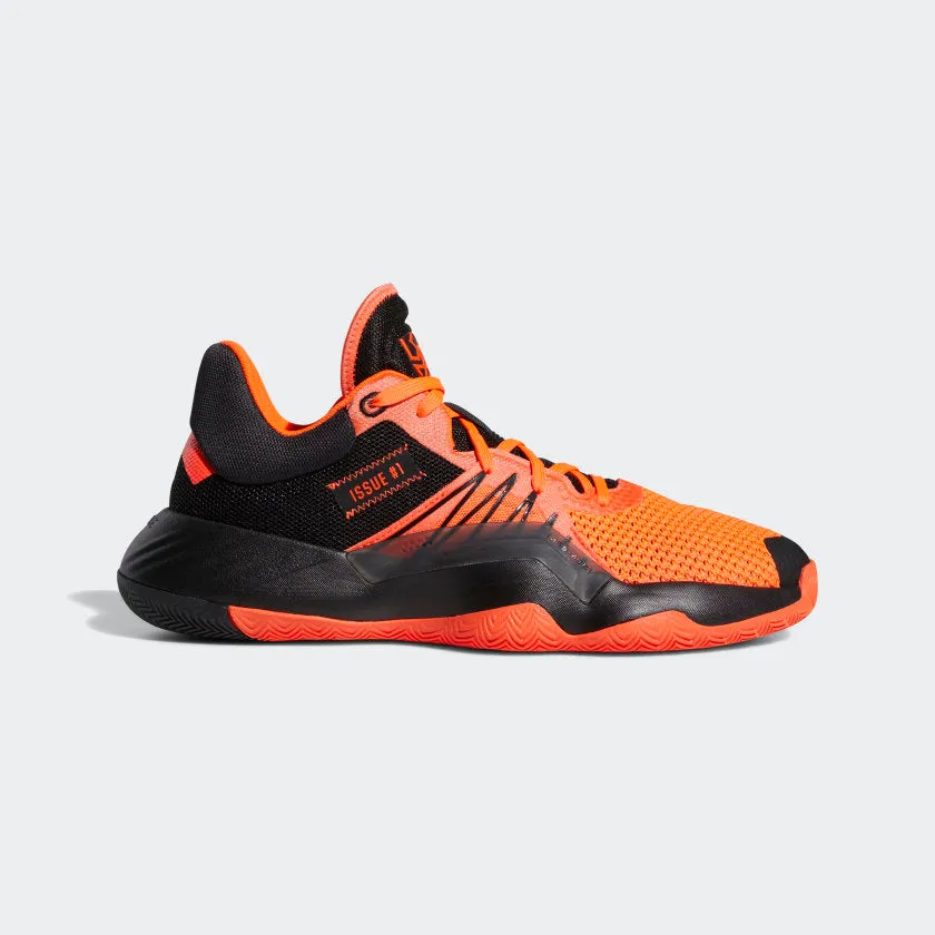 adidas D.O.N. ISSUE #1 Shoes | Solar Red | Men's Mind Strong Abrasion Resistant Upper