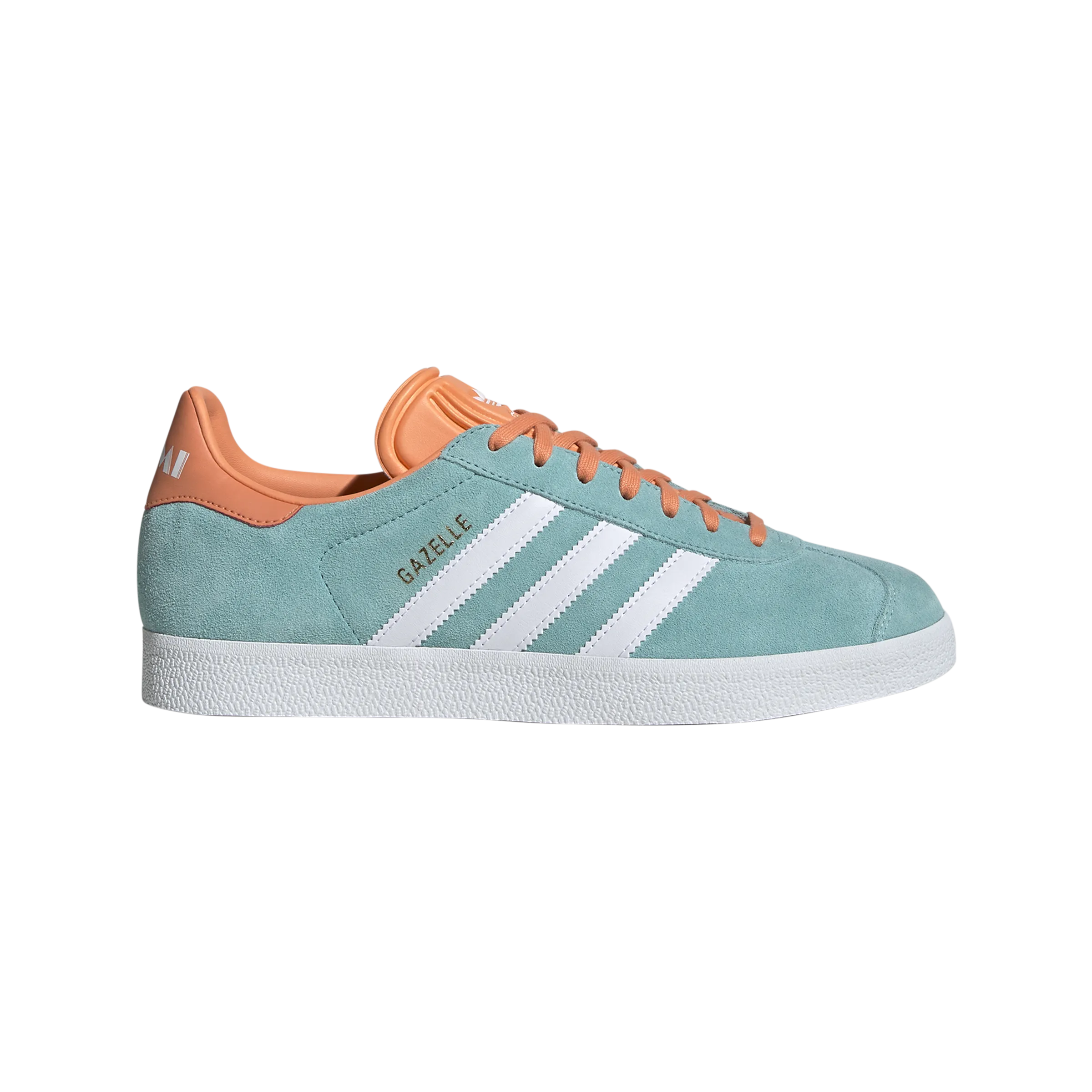 Explosive Step adidas Originals Gazelle Inter Miami CF Shoes | Easy Mint-Cloud White-Easy Orange | Men's