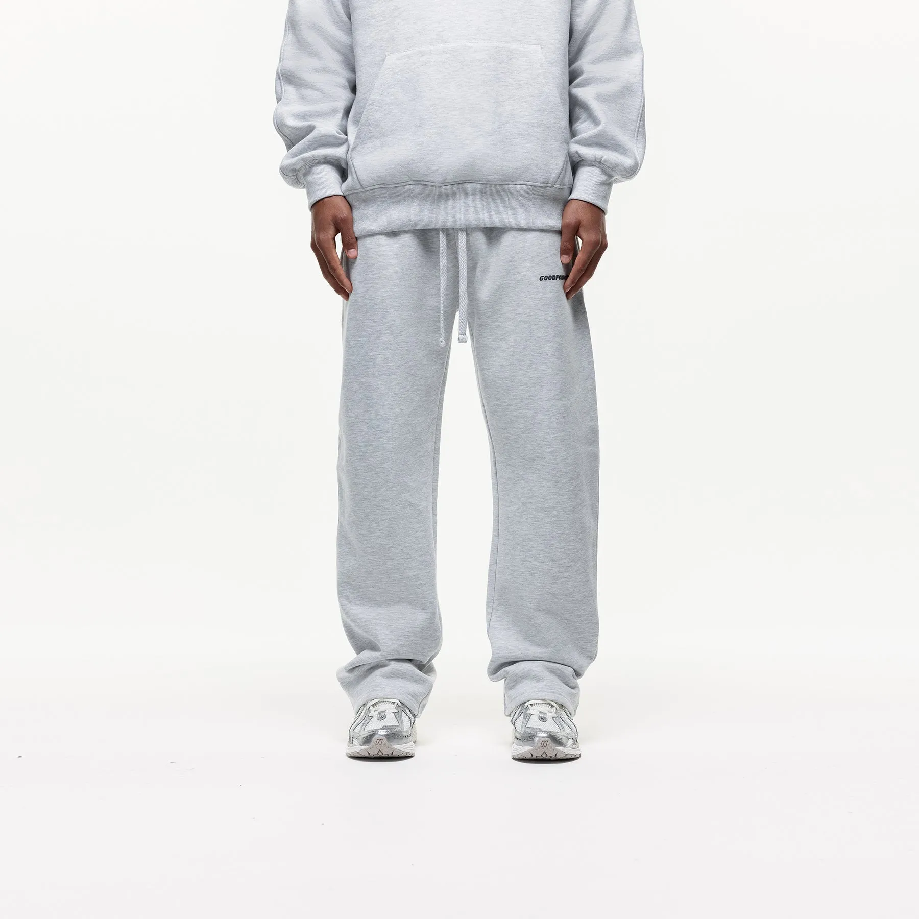 Vintage Grey Marl Sweatpant Relaxed Look