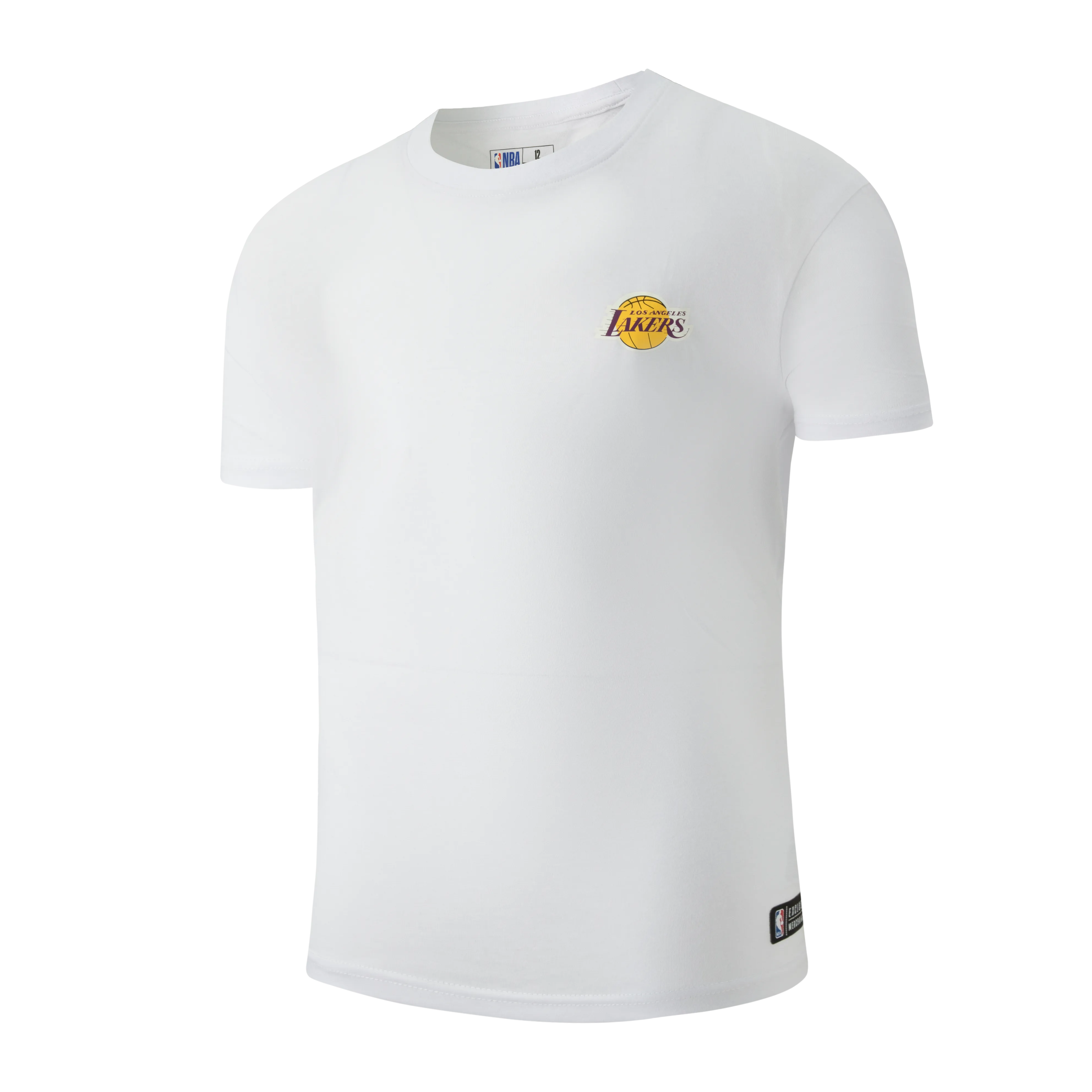 NBA Back Big Print Regular Fit T-Shirt - WHITE LAKERS No Limits