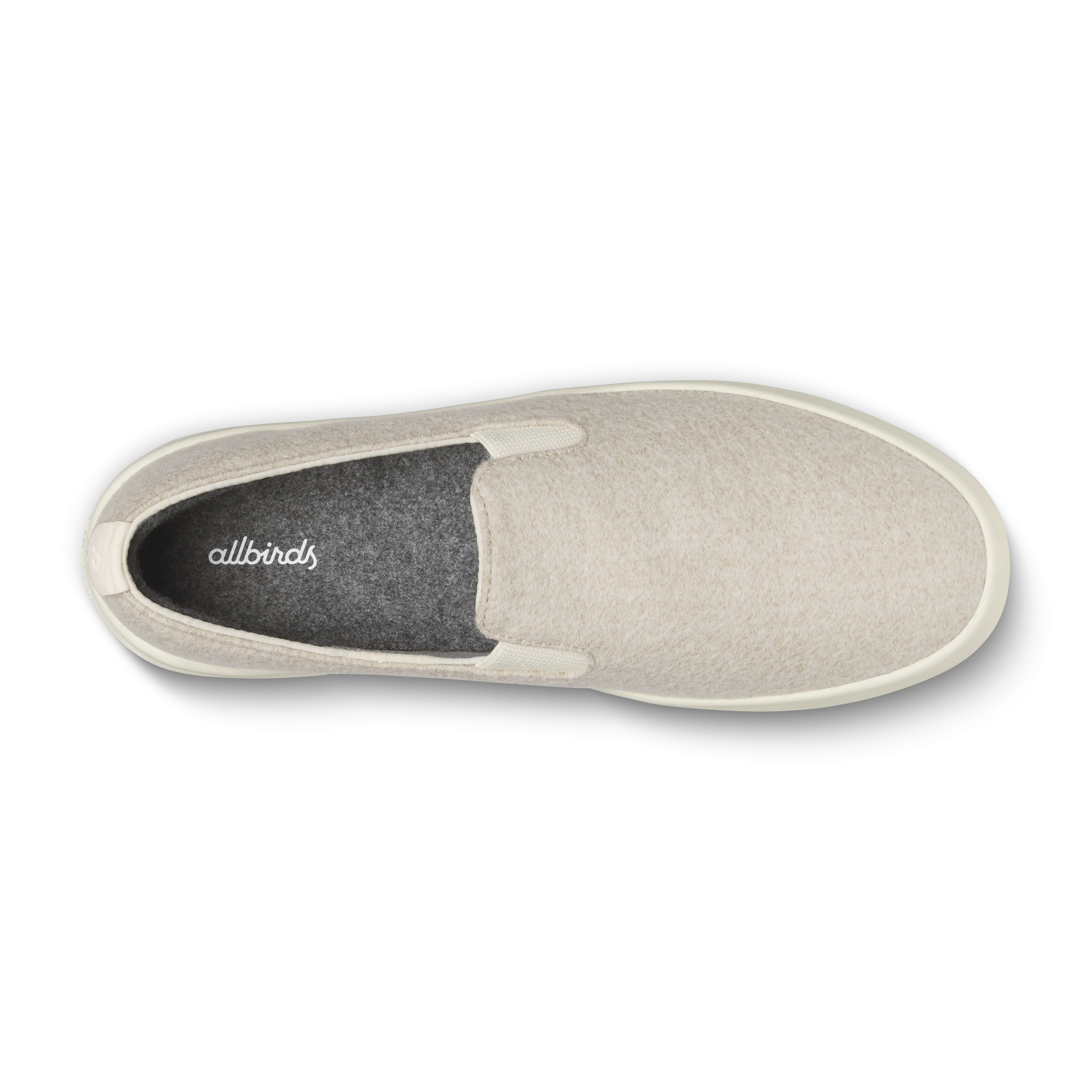Men's Wool Cruiser Slip On - Rugged Beige (Stony Cream Sole) Lake Jog