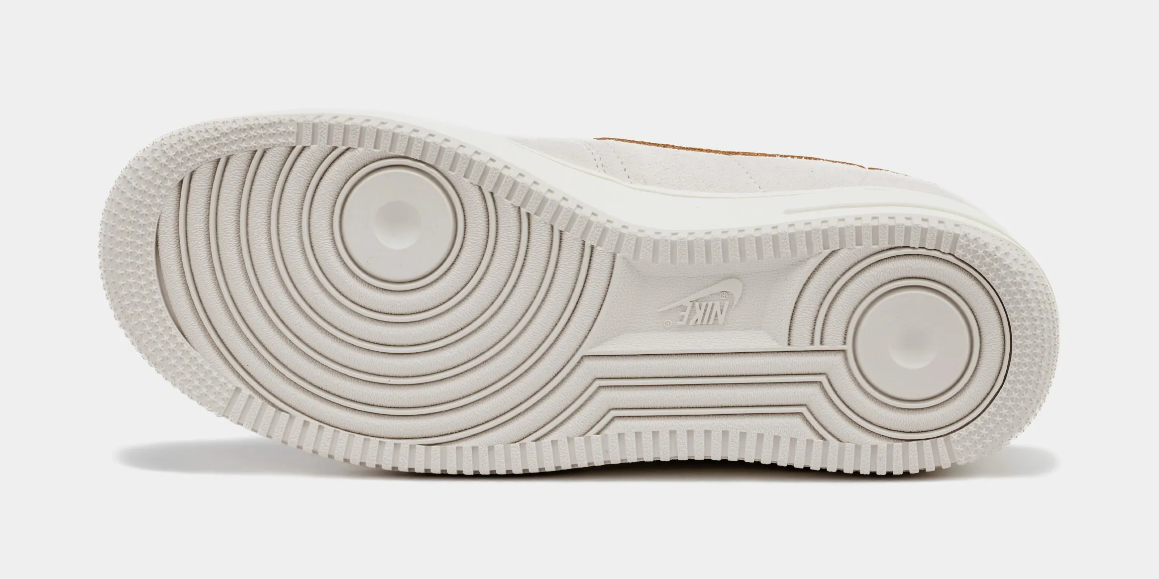 Air Force 1 Low Athletic Department Mens Basketball Shoes (Light Orewood Brown/Coconut Milk/Deep Jungle/Sail) Reinforced Sides