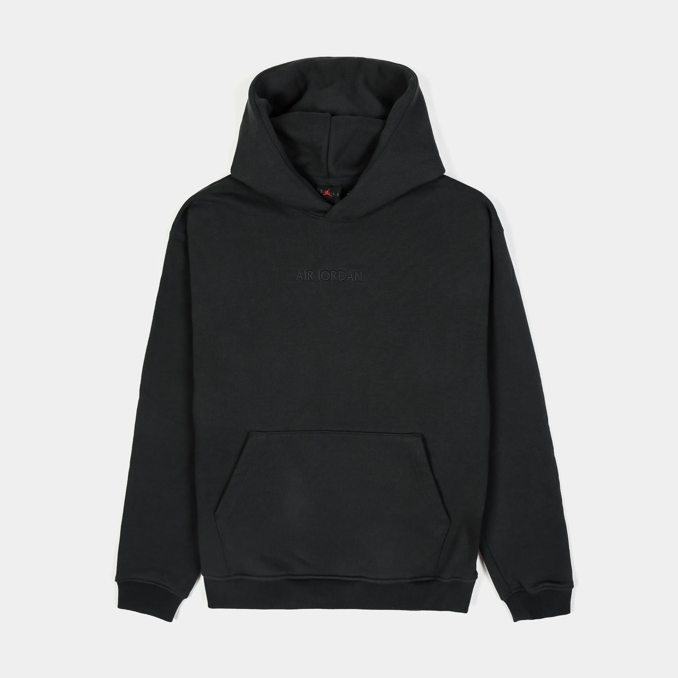 Air Wordmark Pullover Mens Hoodie (Black) Mid range appropriate for winter
