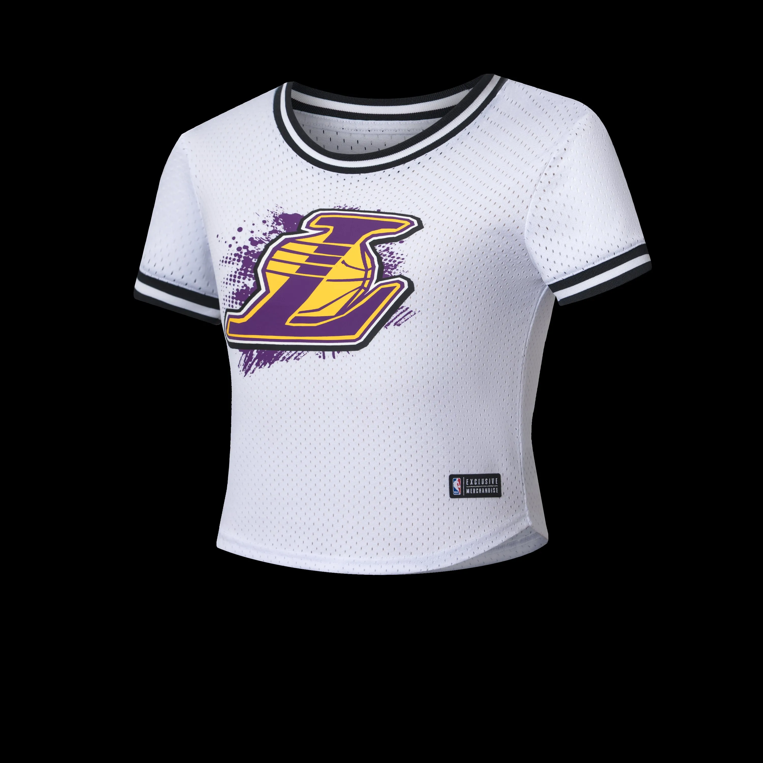 NBA Spray Effect With HD Print RF Jersey - Los Angeles Lakers Strategic Ventilation Zones Movement Support