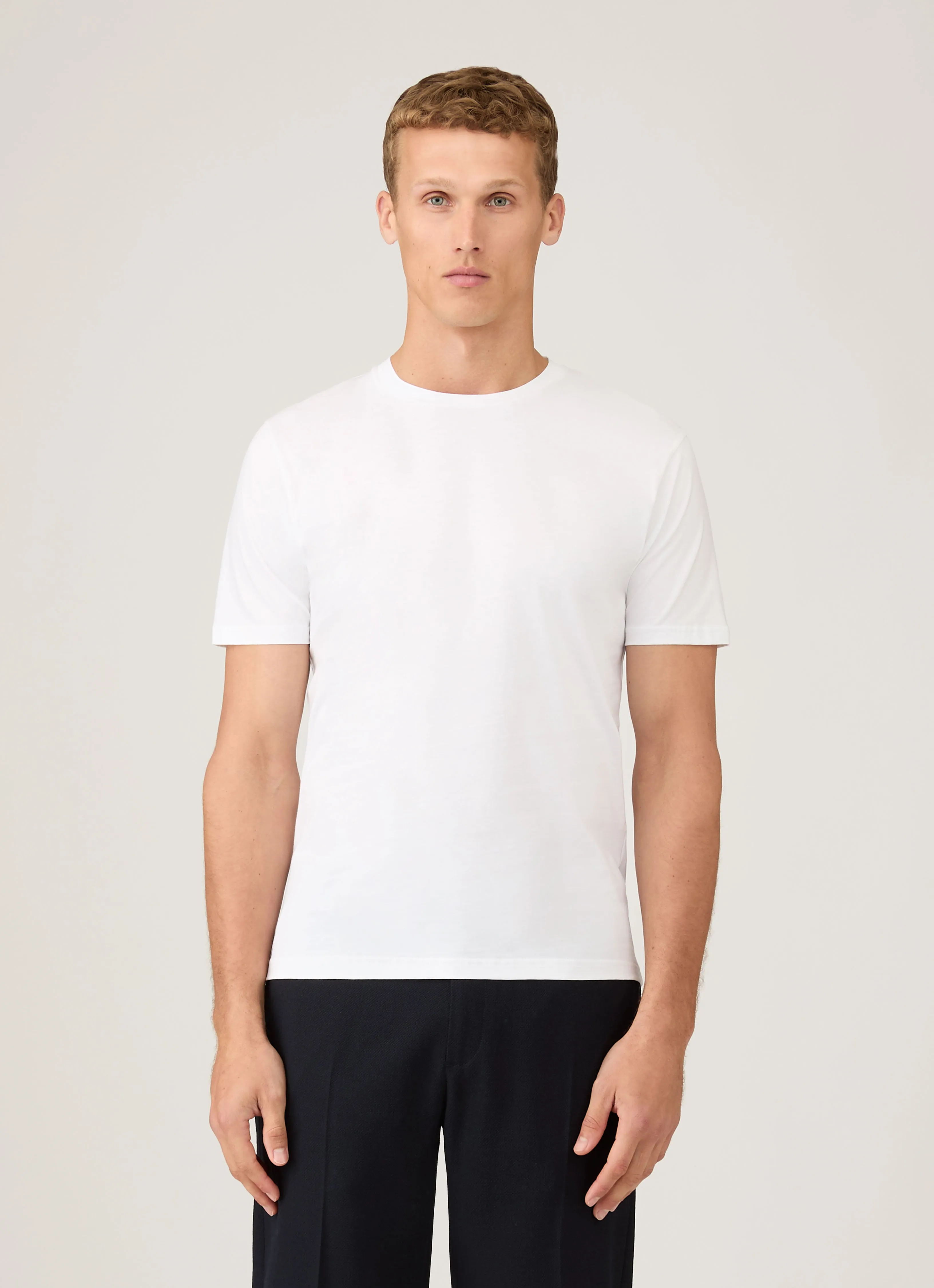 Breathable wear All-Day Comfort Wear Men's Riviera T-shirt in White
