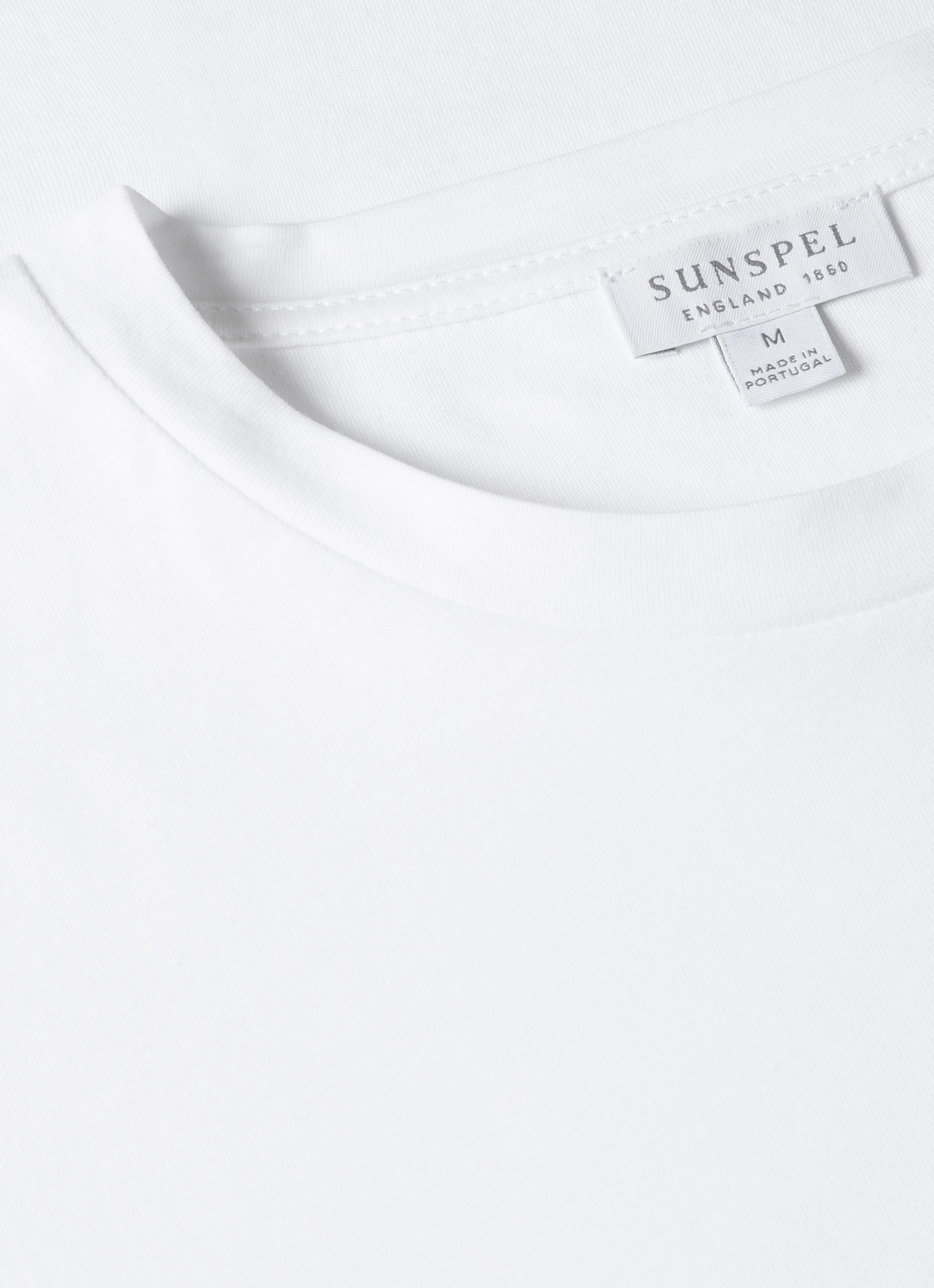 Men's Riviera T-shirt in White High Quality Printing