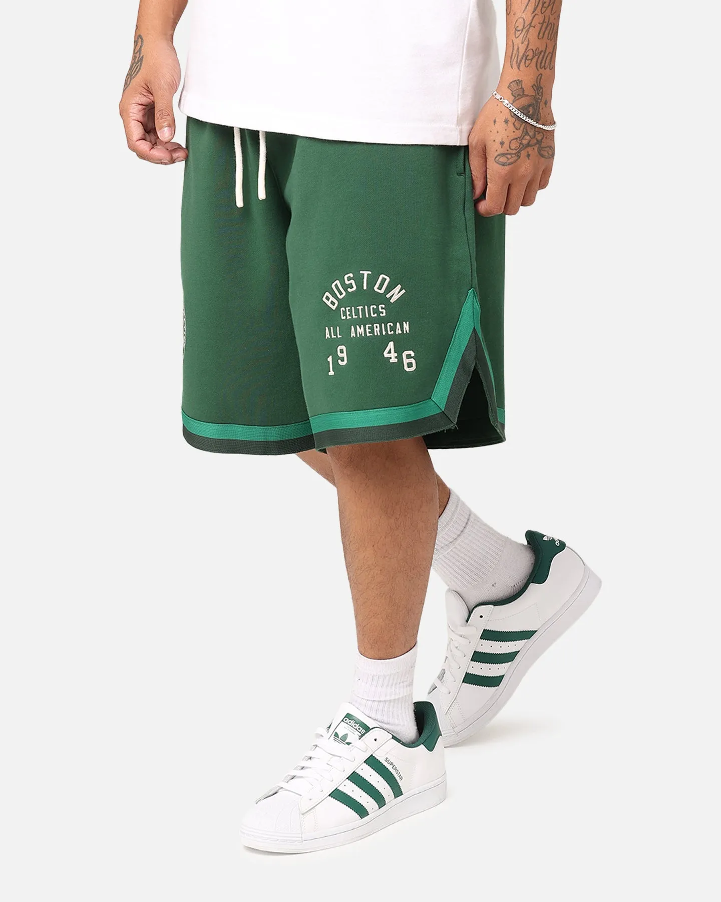 Mitchell & Ness Boston Celtics All American Shorts Faded Dark Green Breezy Comfort Reflective Safety Detailing