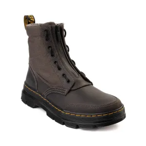 Dr. Martens Combs Jungle R32107029 Boots Men's Gunmetal Leather Ankle JOBB1552 Dual Tone