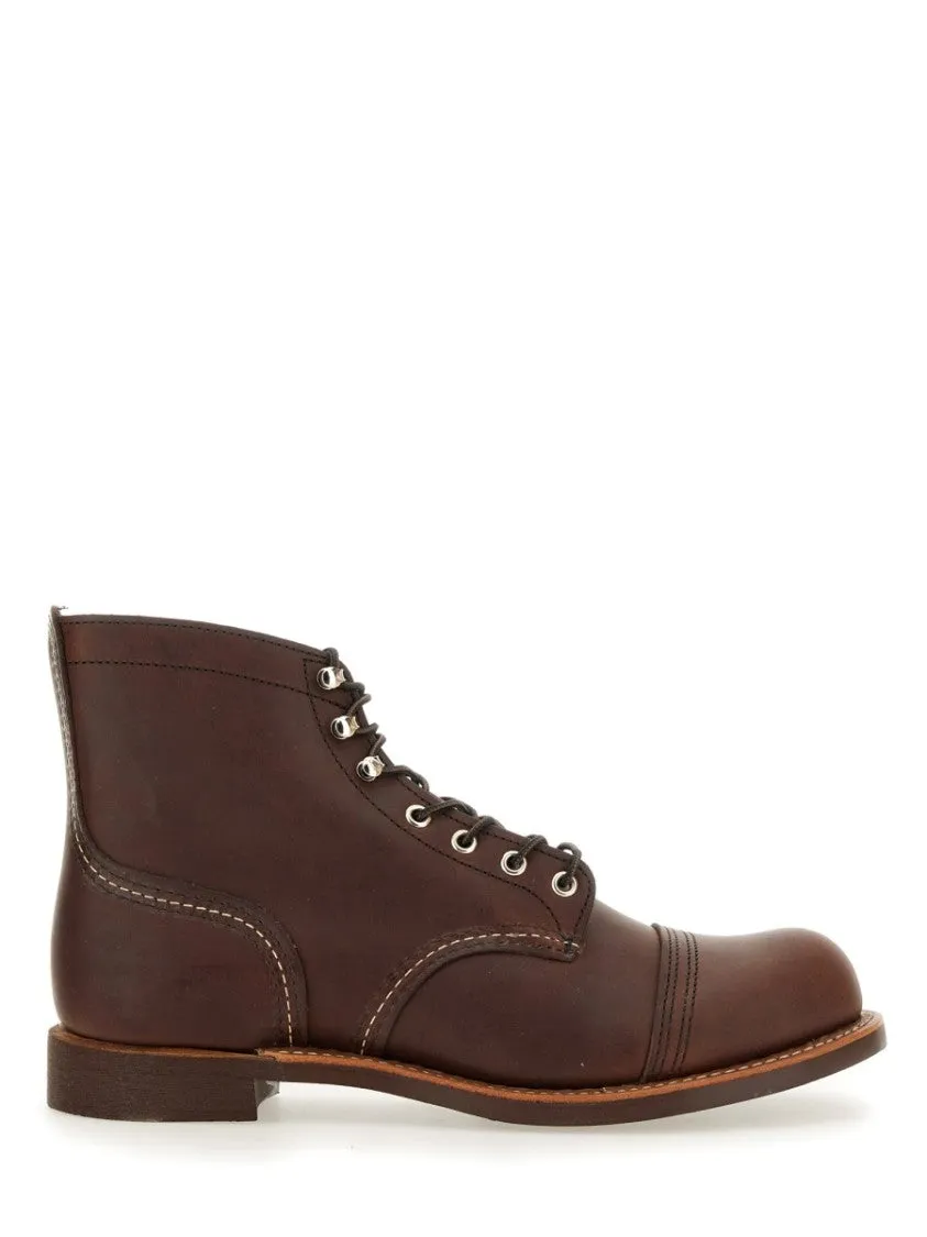 Breathable Lining System Classic Brown Leather Lace-Up Boots