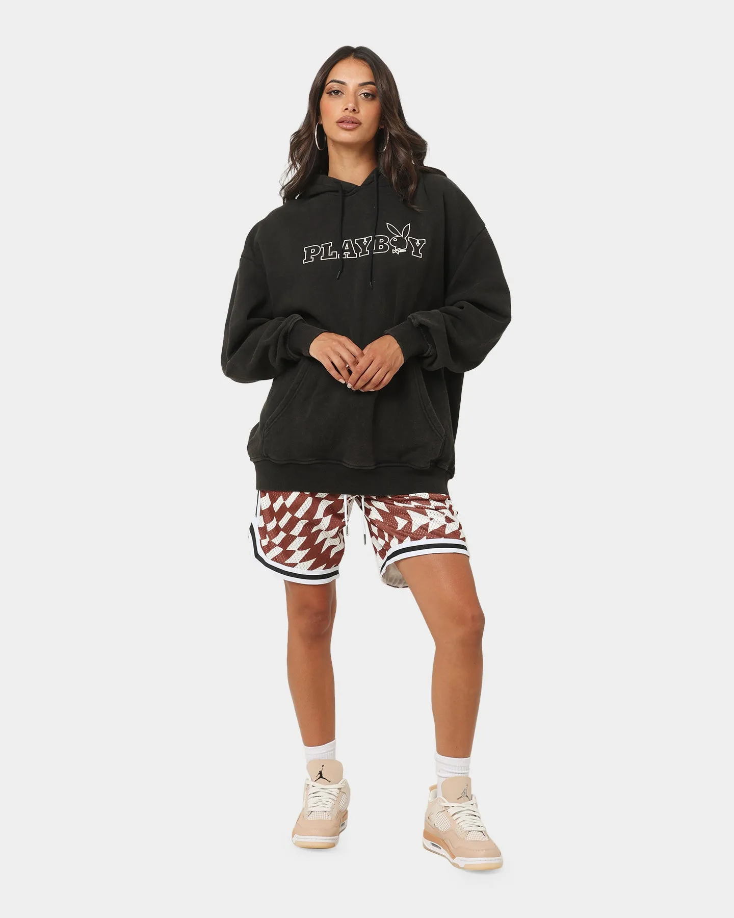 XXIII Cyris Basketball Shorts Cigar/White clubbing attire