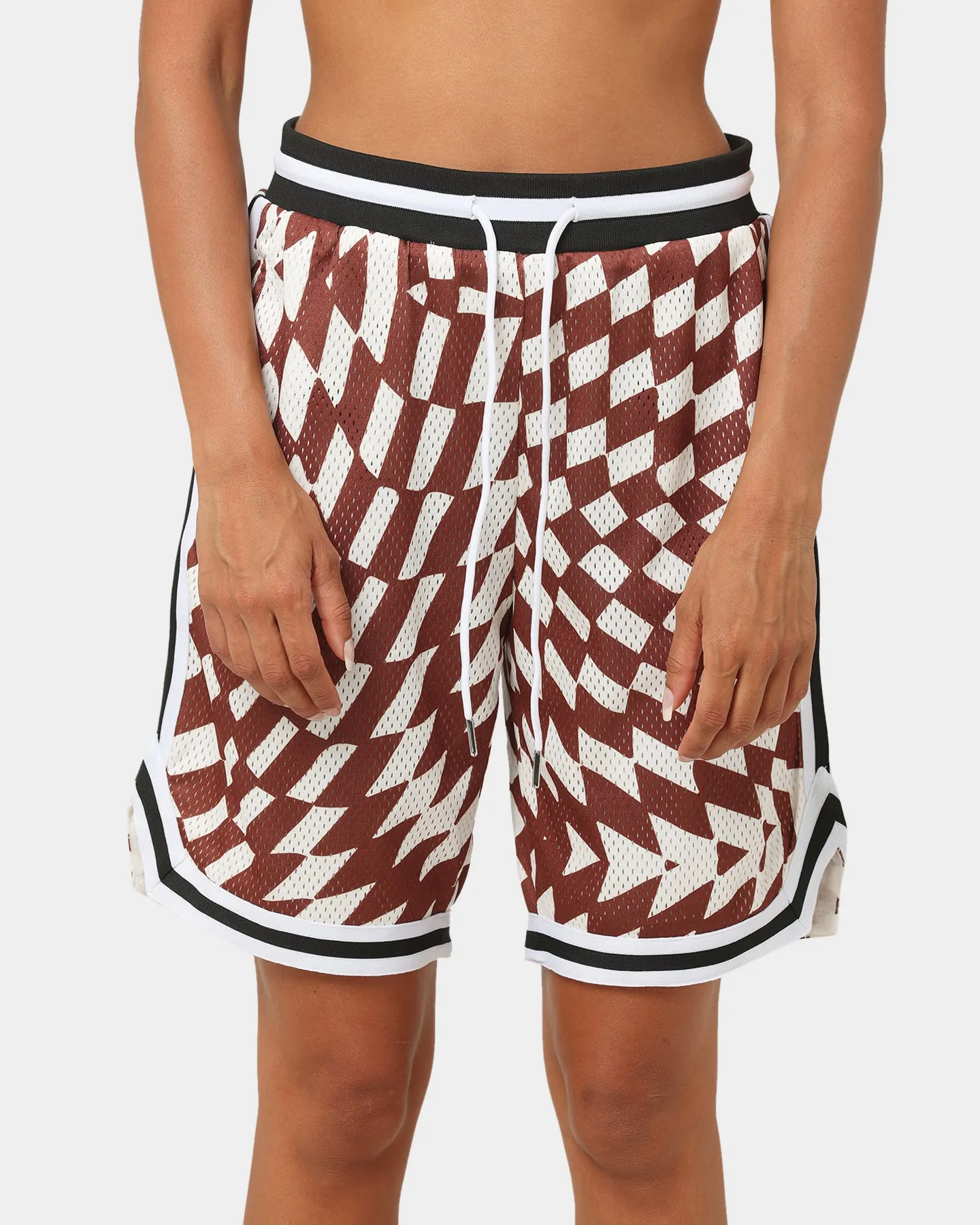 XXIII Cyris Basketball Shorts Cigar/White Free Fit Cool Breeze