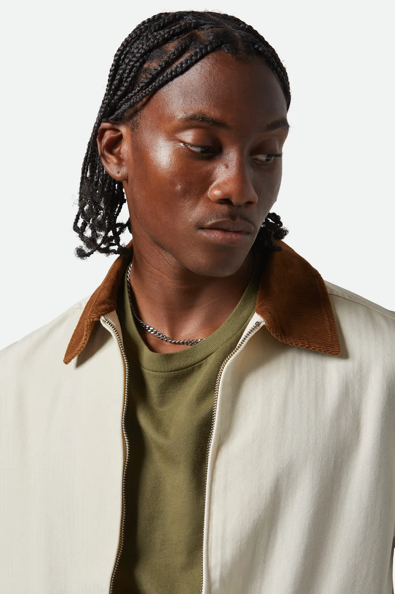 Flexible Fit Engineering Mechanic Garage Jacket - Whitecap