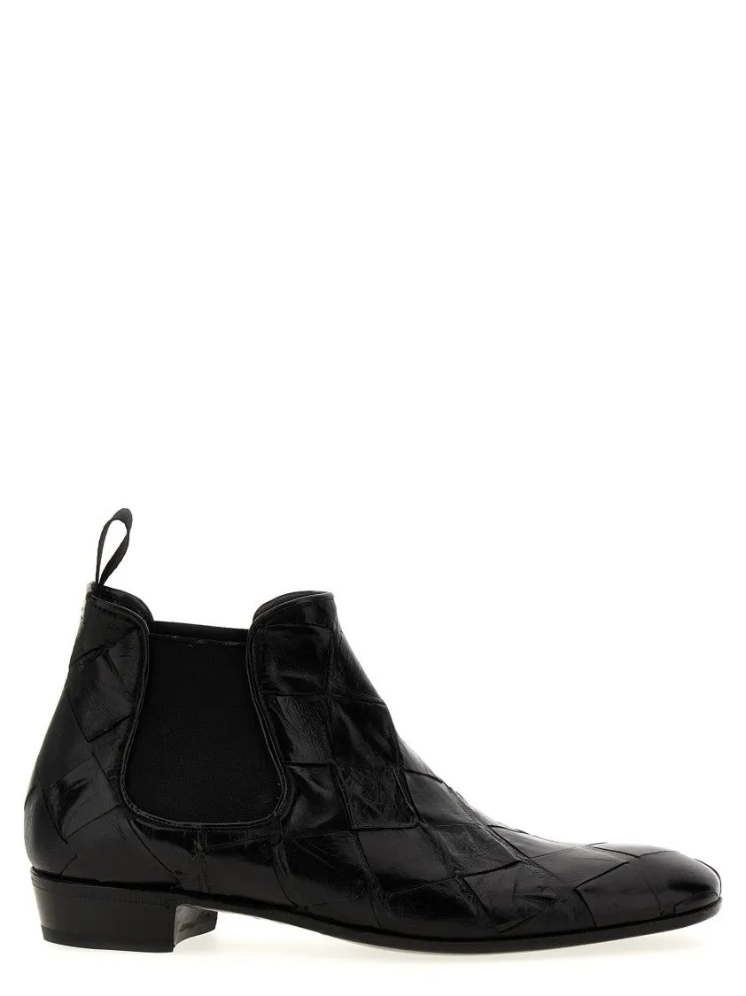 Braided Leather Ankle Boots Fast Commute