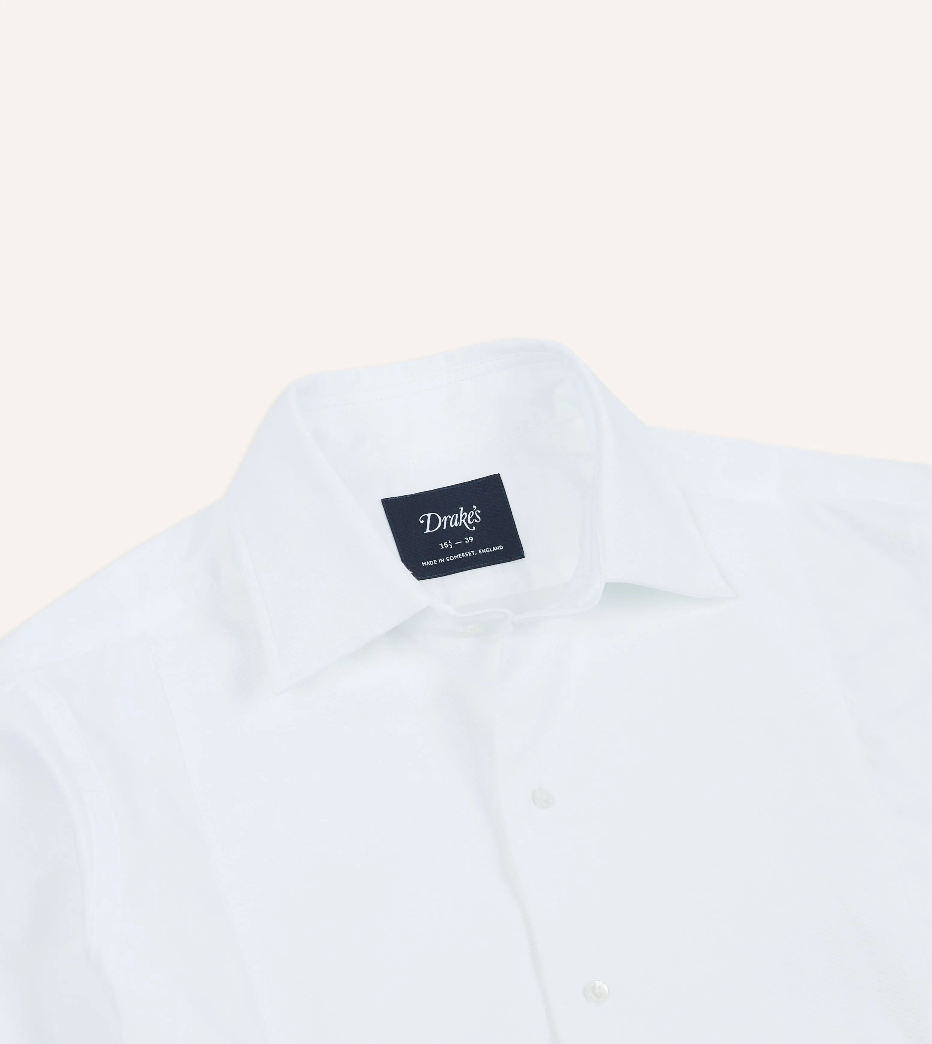 White Cotton Bib Front Dinner Shirt Anti-static Stylish Everyday Wear