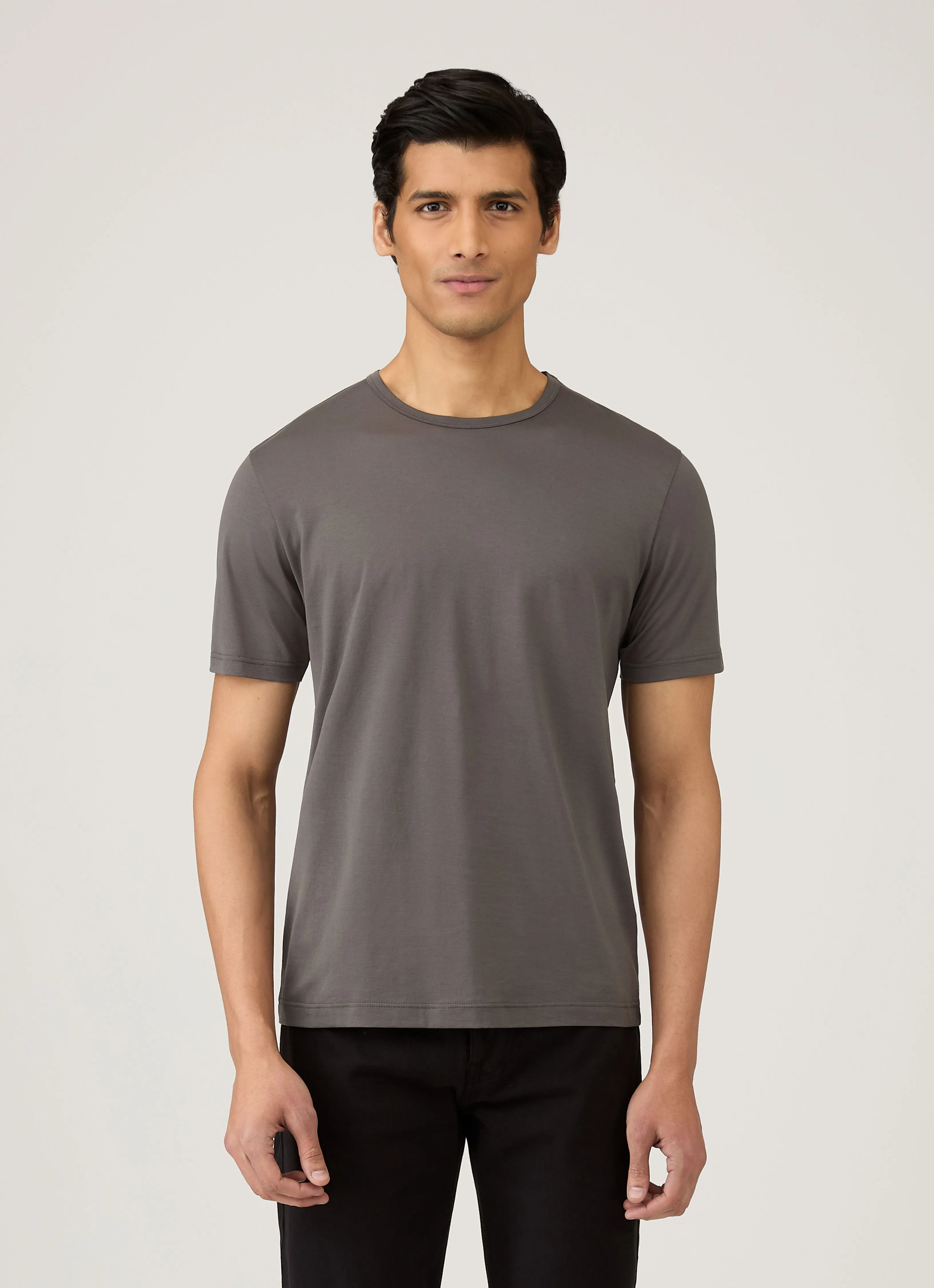 Men's Classic T-shirt in Charcoal Buttery Soft Fabric layerable
