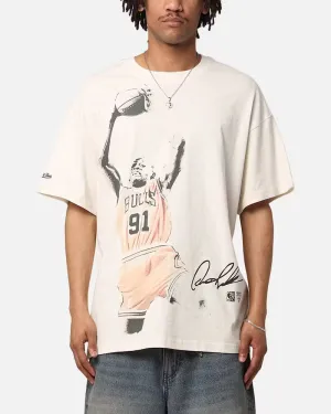 Mitchell & Ness NBA Chicago Bulls Rebound T-Shirt Open Weave