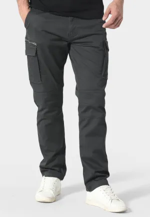 Newton Charcoal Cargo Pants Stylish Look