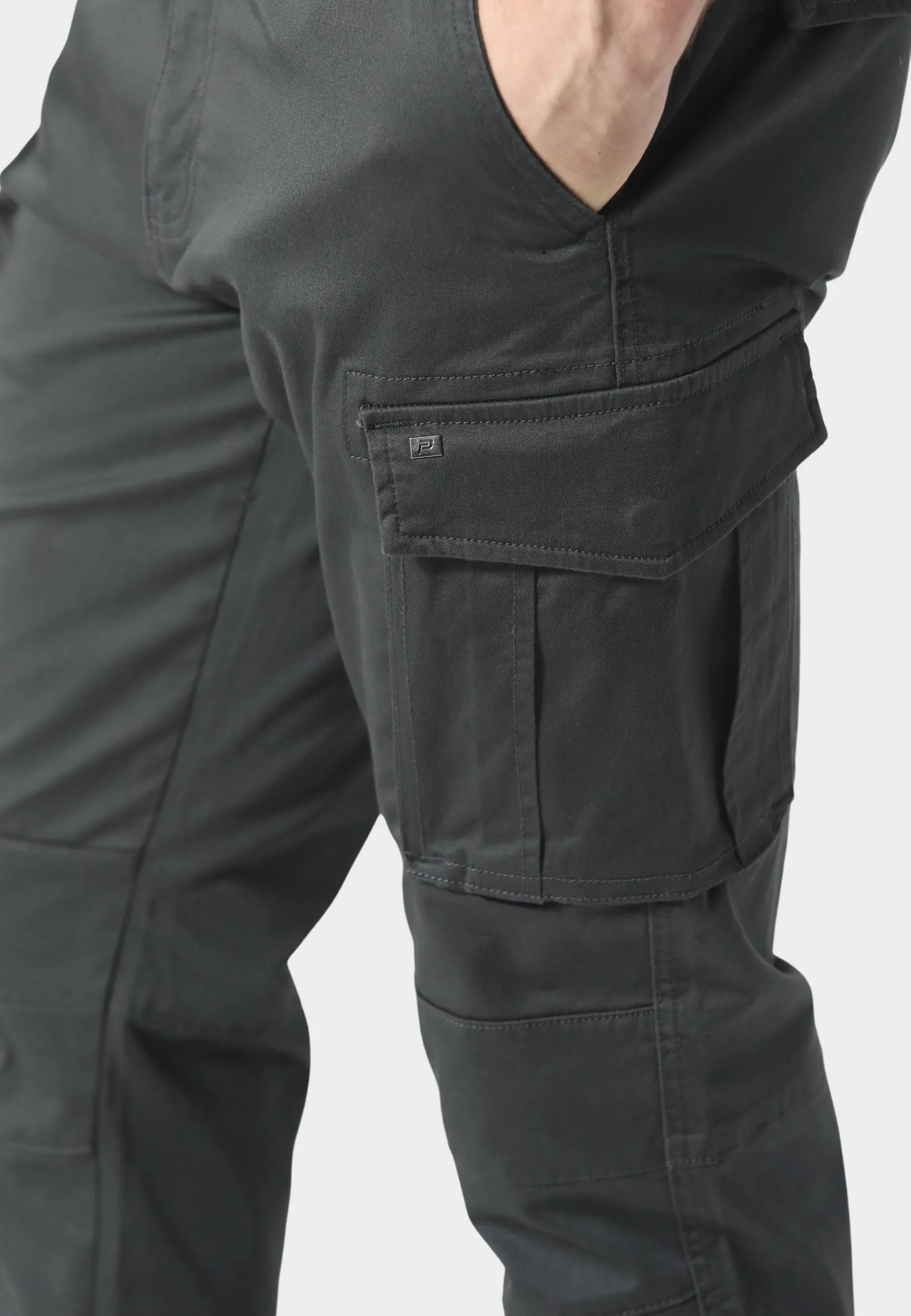 Newton Charcoal Cargo Pants Sport Performance Water Resistant Finish