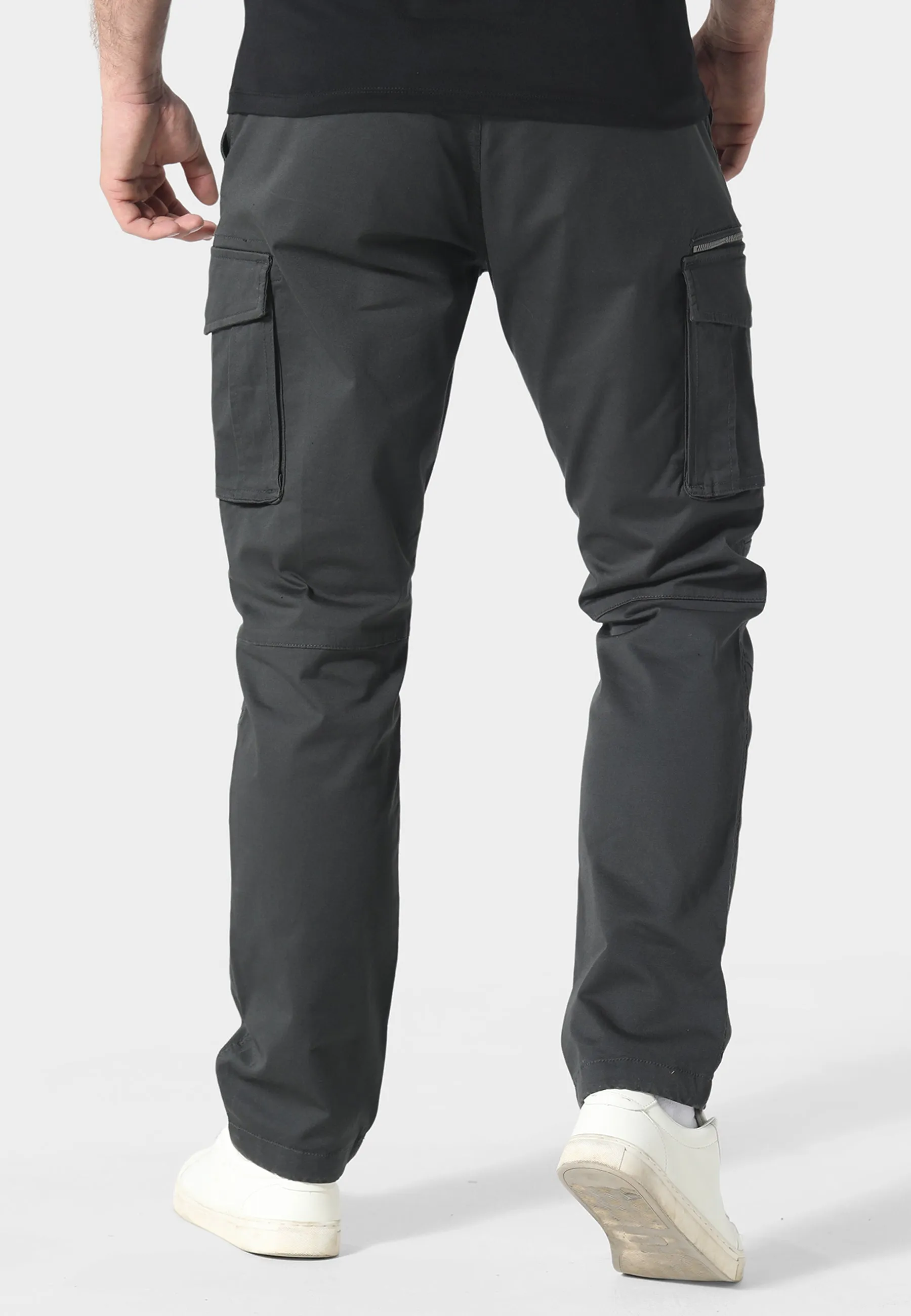 Newton Charcoal Cargo Pants Relaxed Wearable
