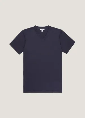 Sport Flex Men's Riviera V-neck T-shirt in Navy