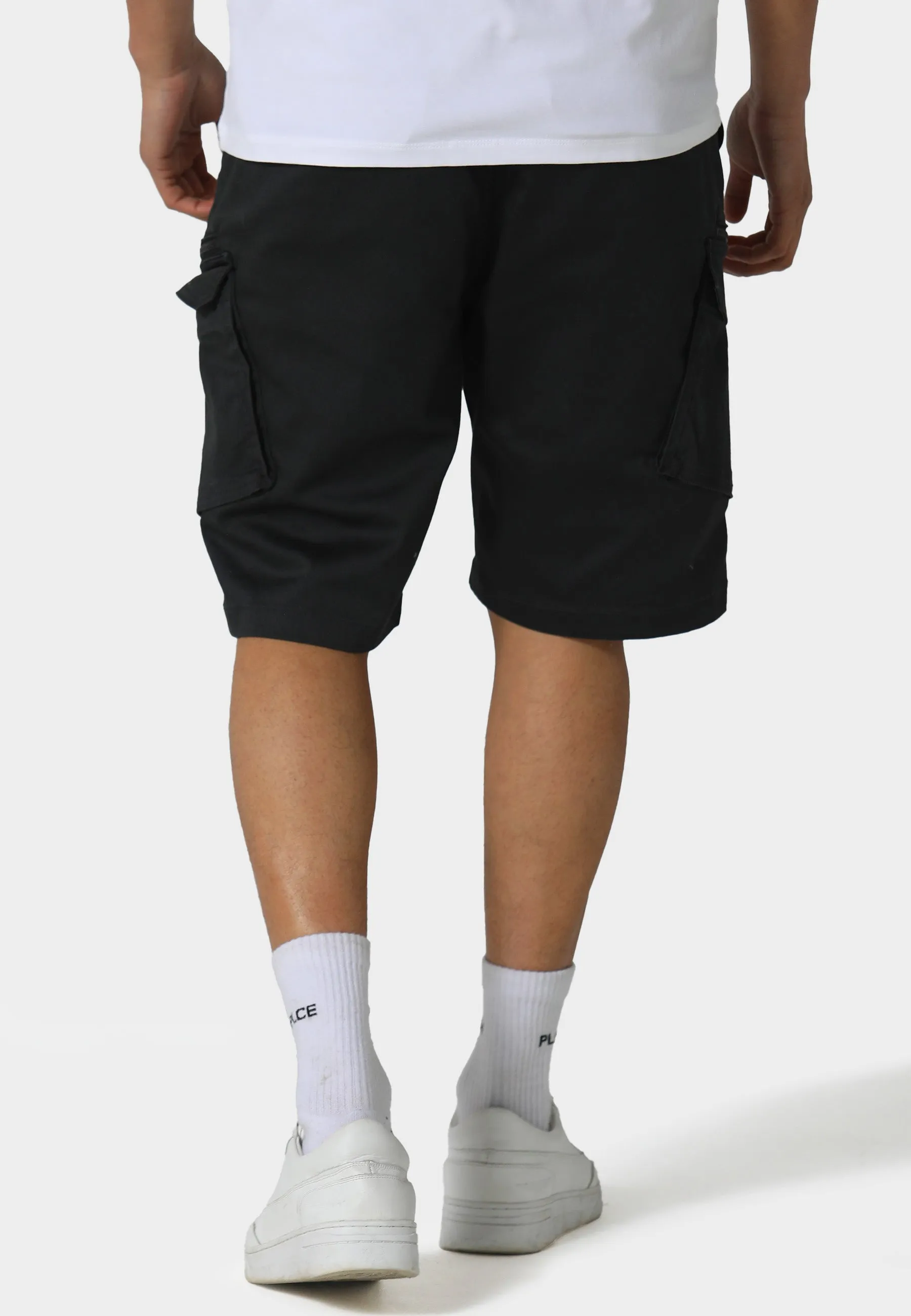 Eythorn Charcoal Cargo Shorts Fitness Ready