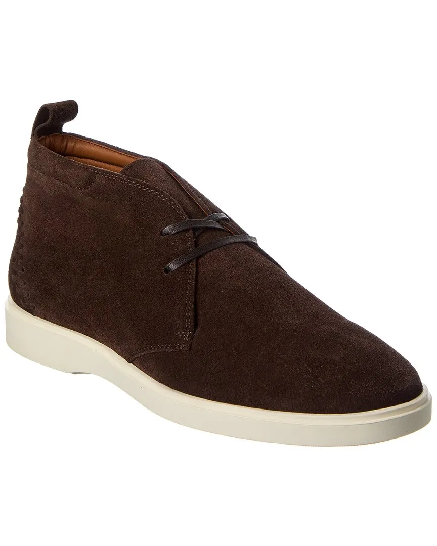 Calm Look Aquatalia Florian Suede Sneaker