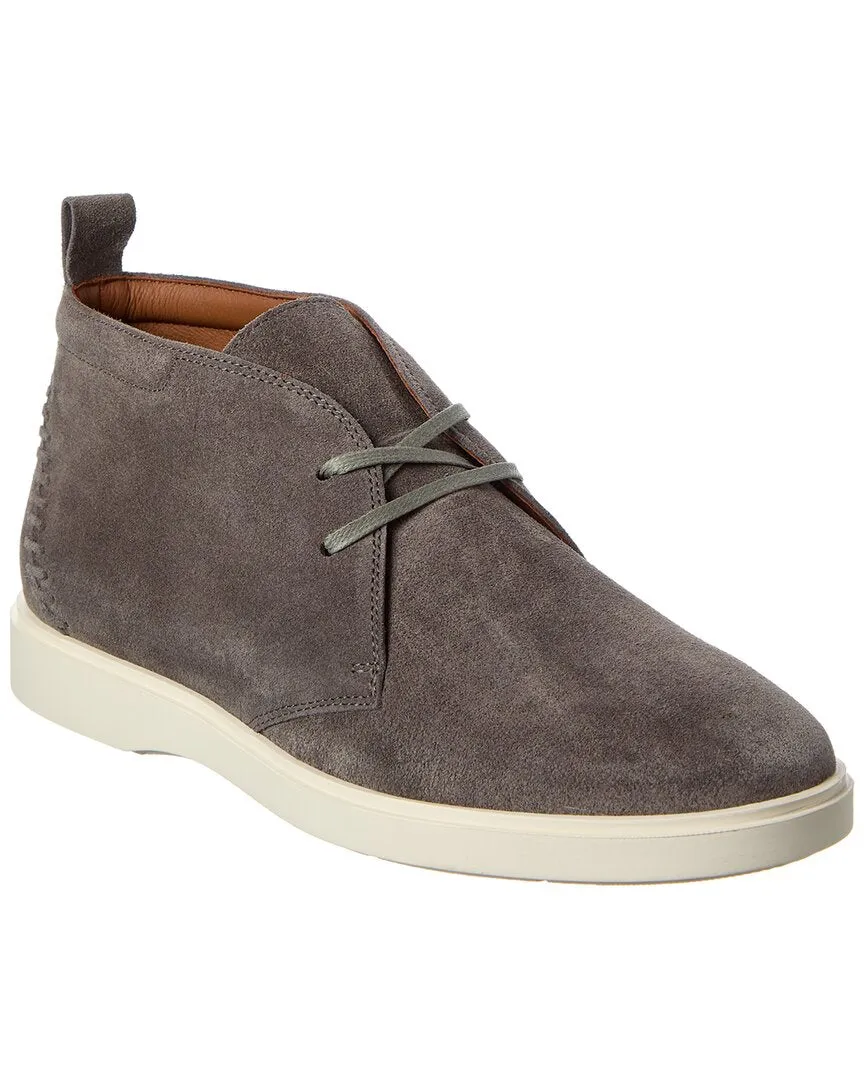 Aquatalia Florian Suede Sneaker Shock Absorb