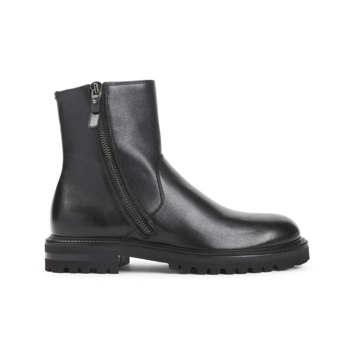 High End Ankle-Length Monobloc Rubber Outsole Boots