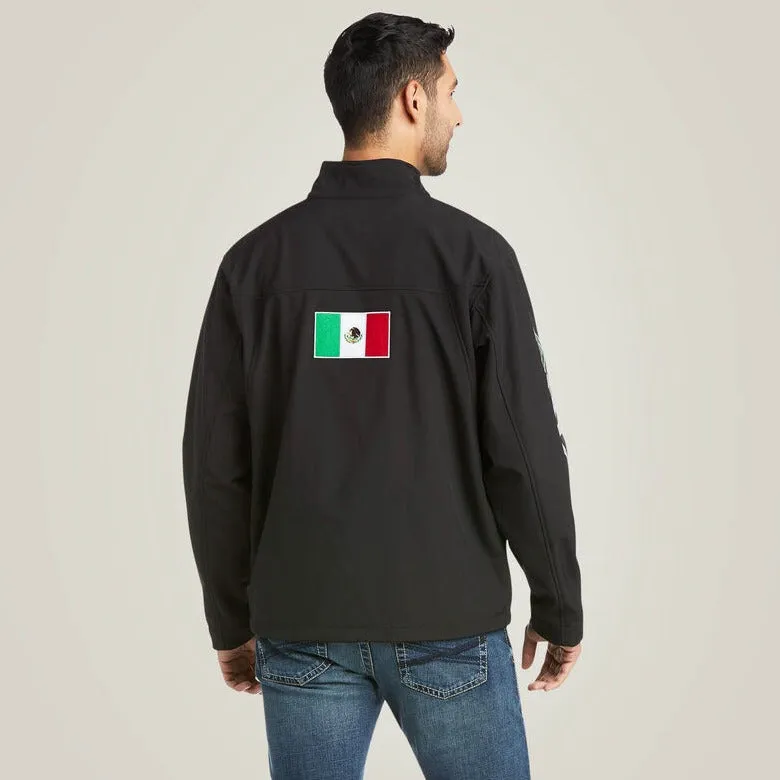 Ariat Men's Black New Team Softshell MEXICO Jacket Cold Season